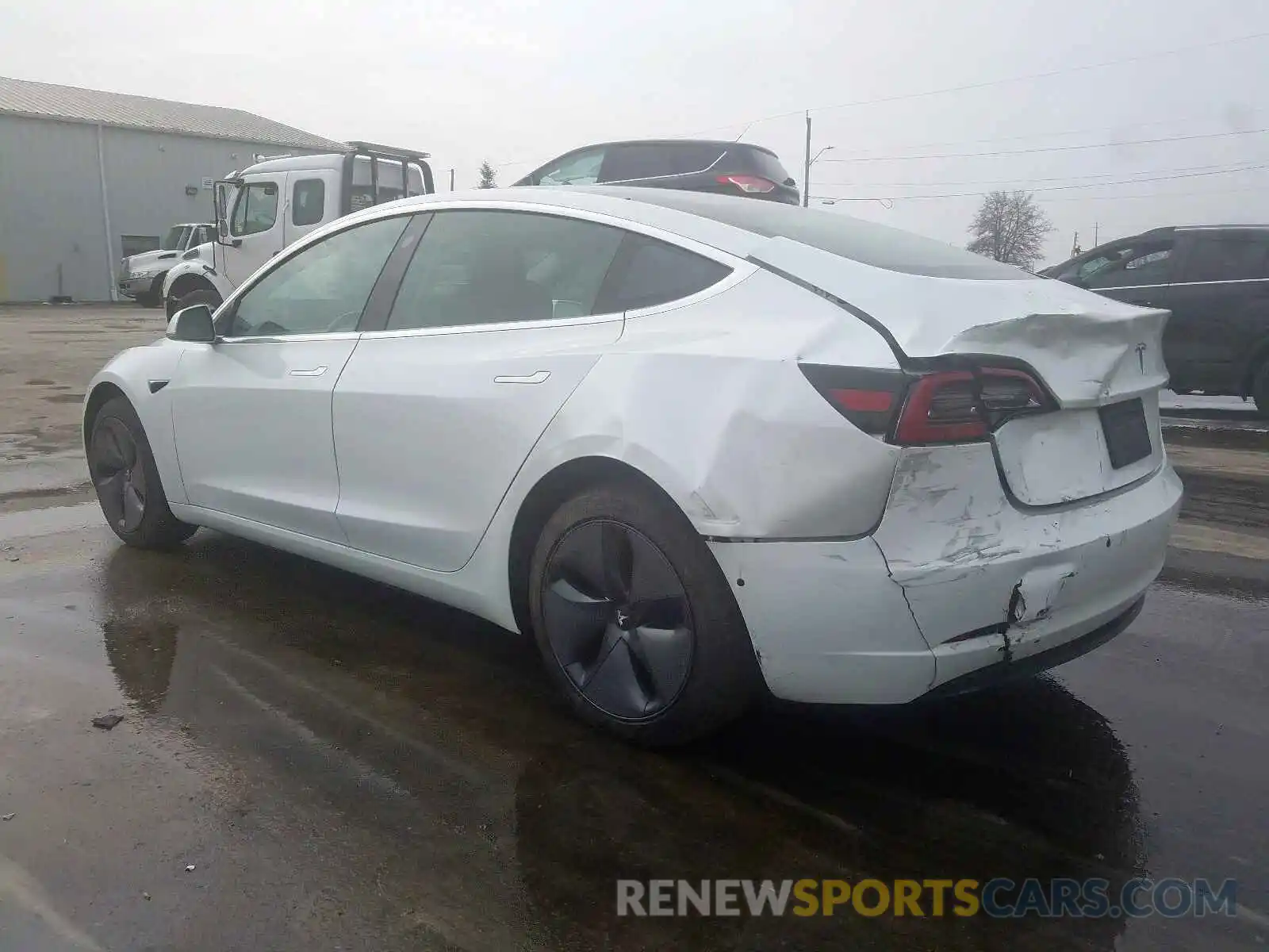 3 Photograph of a damaged car 5YJ3E1EA7KF321866 TESLA MODEL 3 2019