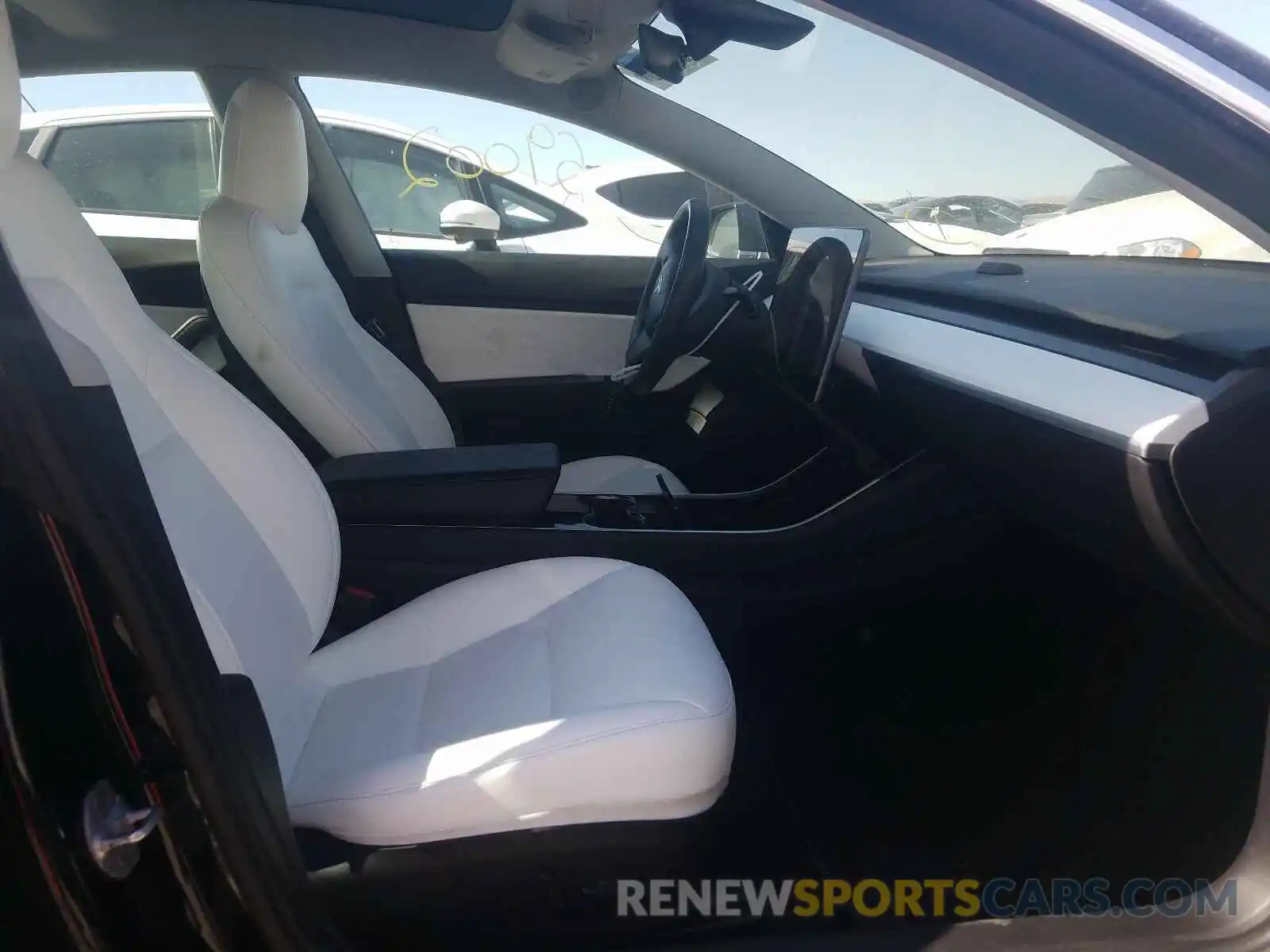 5 Photograph of a damaged car 5YJ3E1EA7KF323634 TESLA MODEL 3 2019