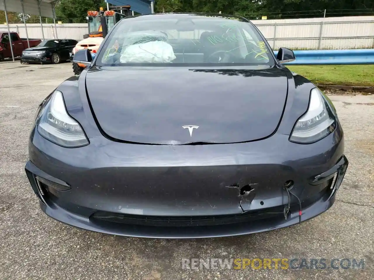 9 Photograph of a damaged car 5YJ3E1EA7KF324296 TESLA MODEL 3 2019