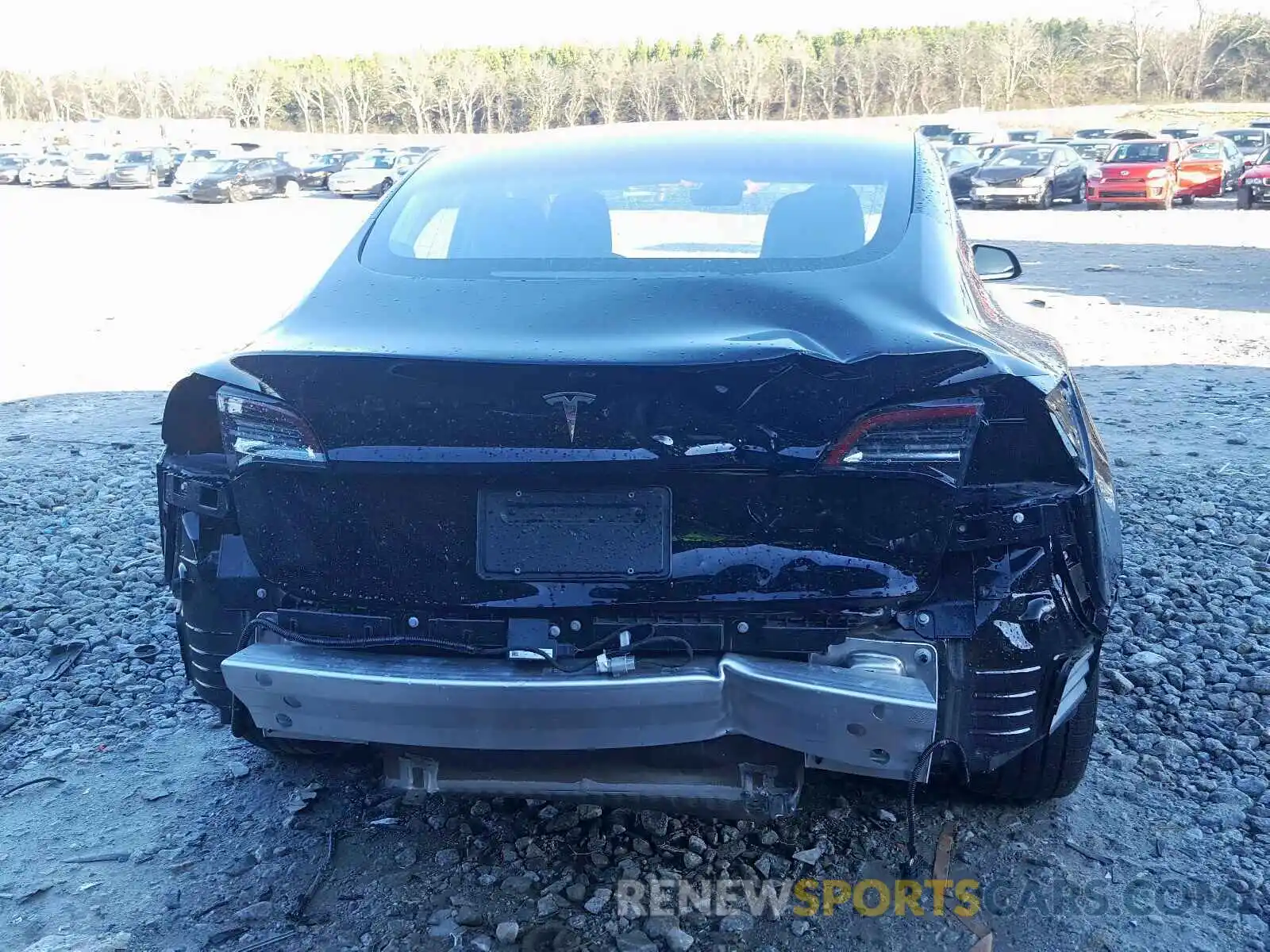 9 Photograph of a damaged car 5YJ3E1EA7KF325142 TESLA MODEL 3 2019