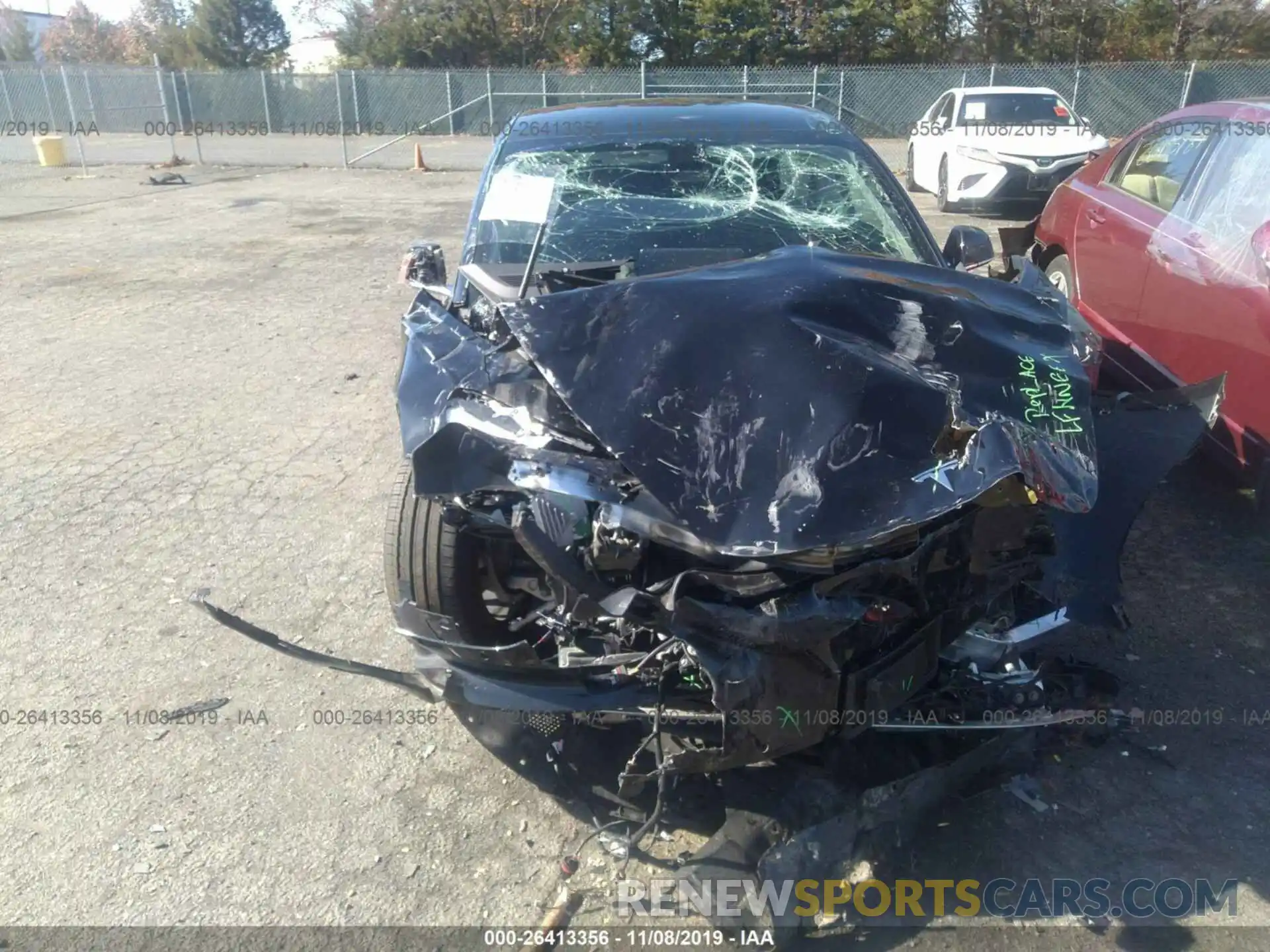 6 Photograph of a damaged car 5YJ3E1EA7KF327828 TESLA MODEL 3 2019