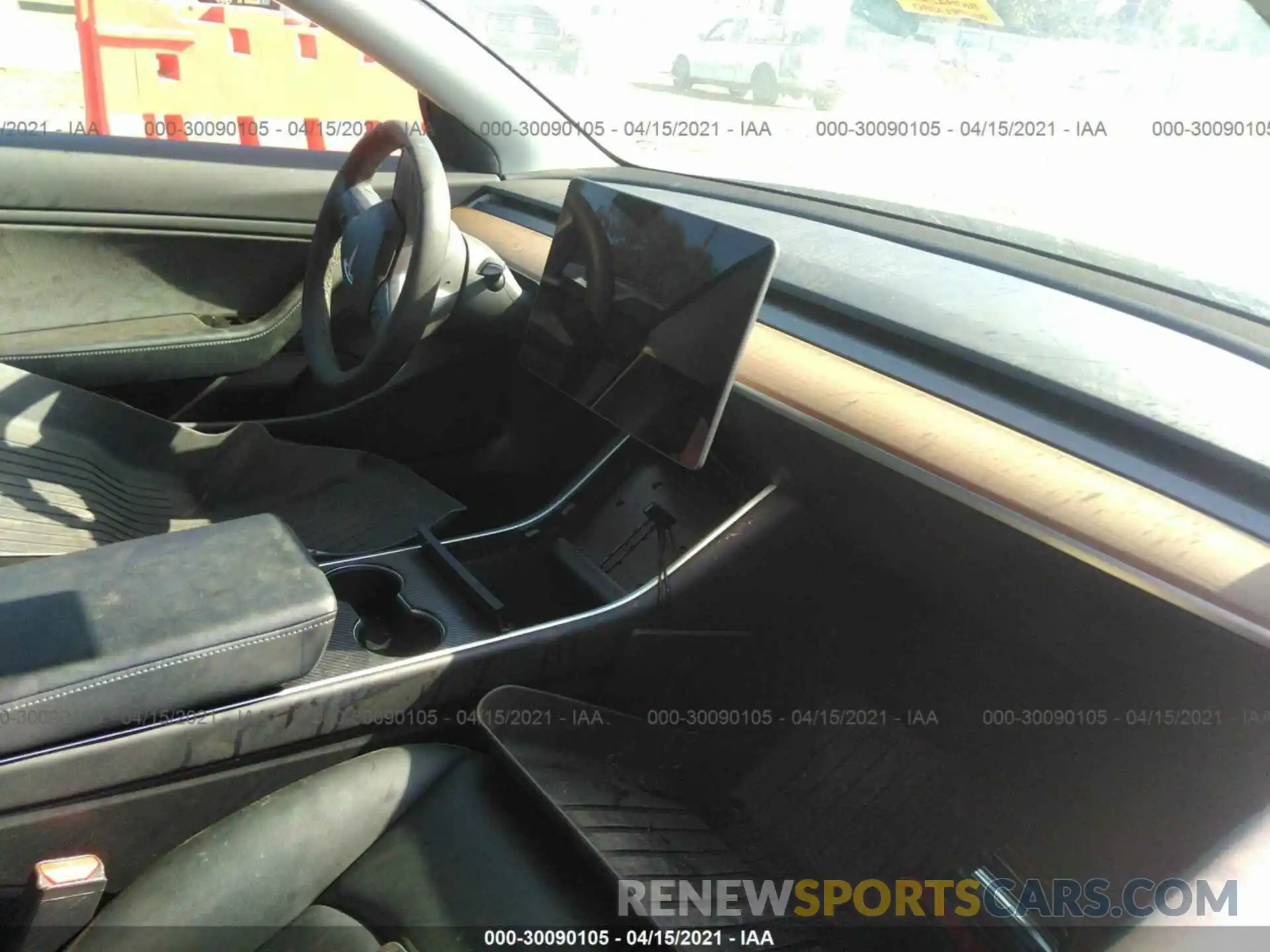 5 Photograph of a damaged car 5YJ3E1EA7KF338196 TESLA MODEL 3 2019