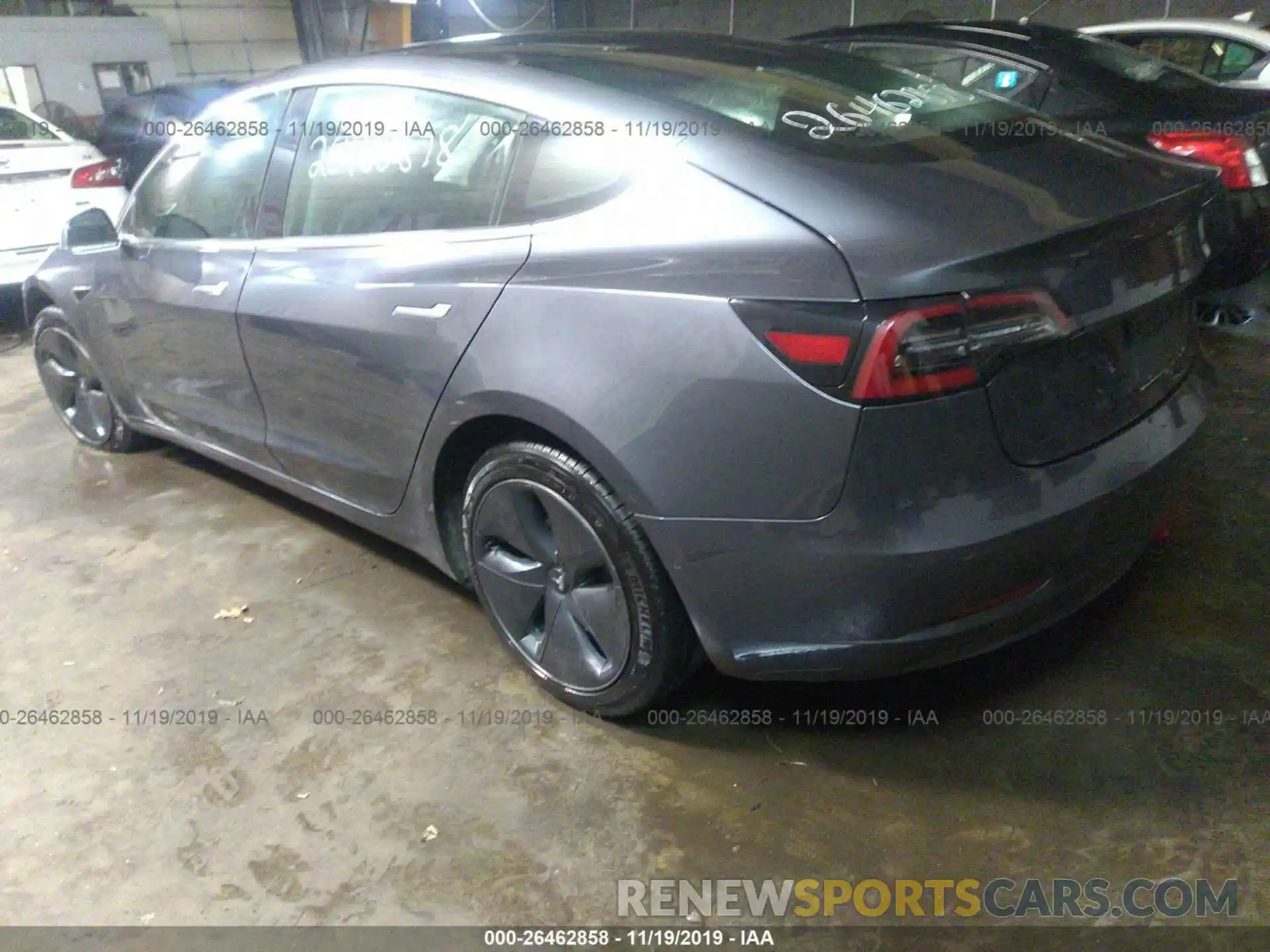 3 Photograph of a damaged car 5YJ3E1EA7KF396289 TESLA MODEL 3 2019