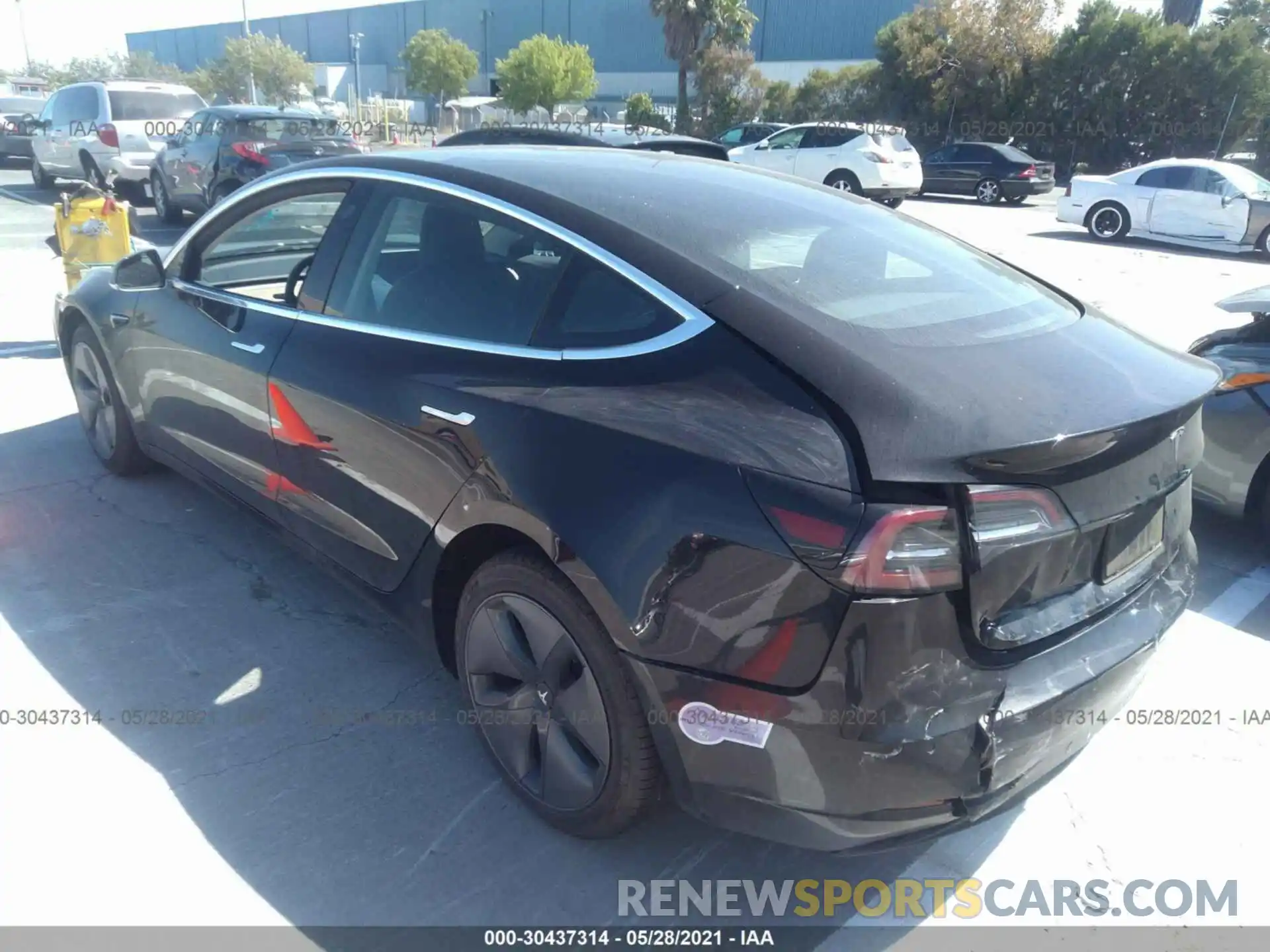 3 Photograph of a damaged car 5YJ3E1EA7KF397670 TESLA MODEL 3 2019