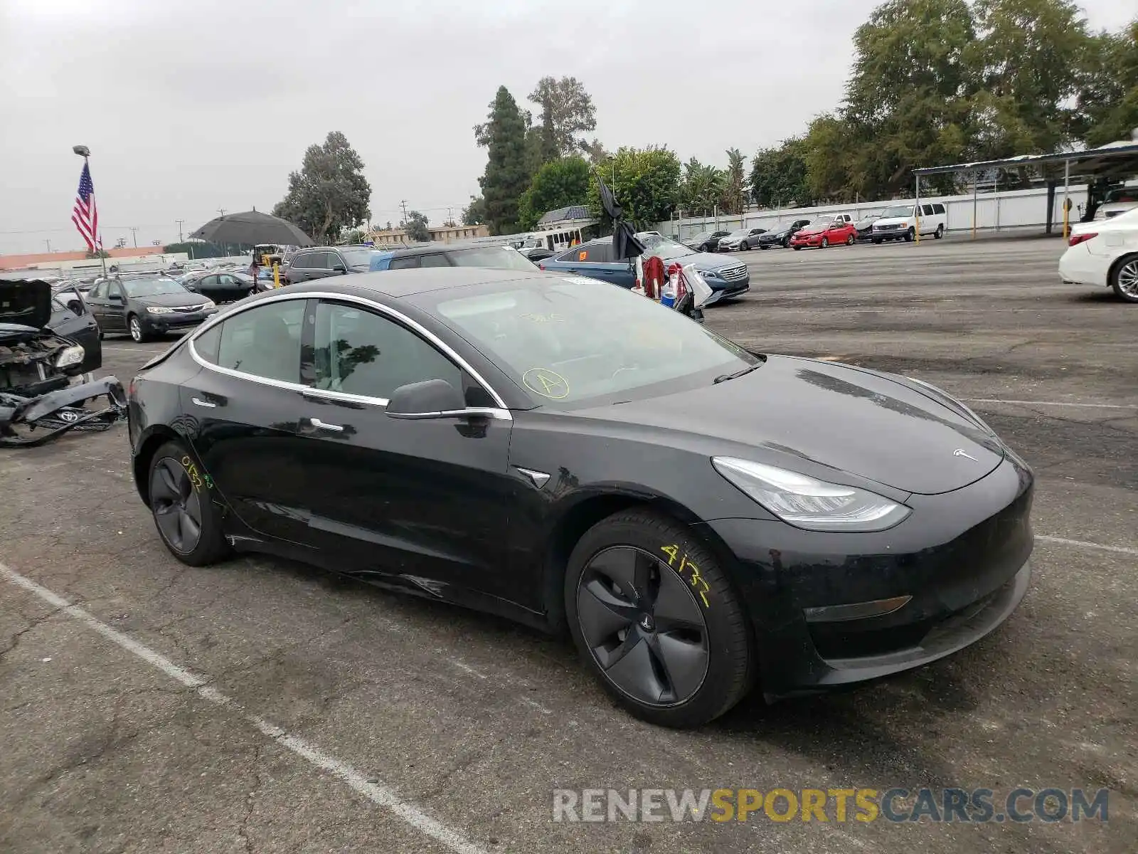 1 Фотография поврежденного автомобиля 5YJ3E1EA7KF398267 TESLA MODEL 3 2019