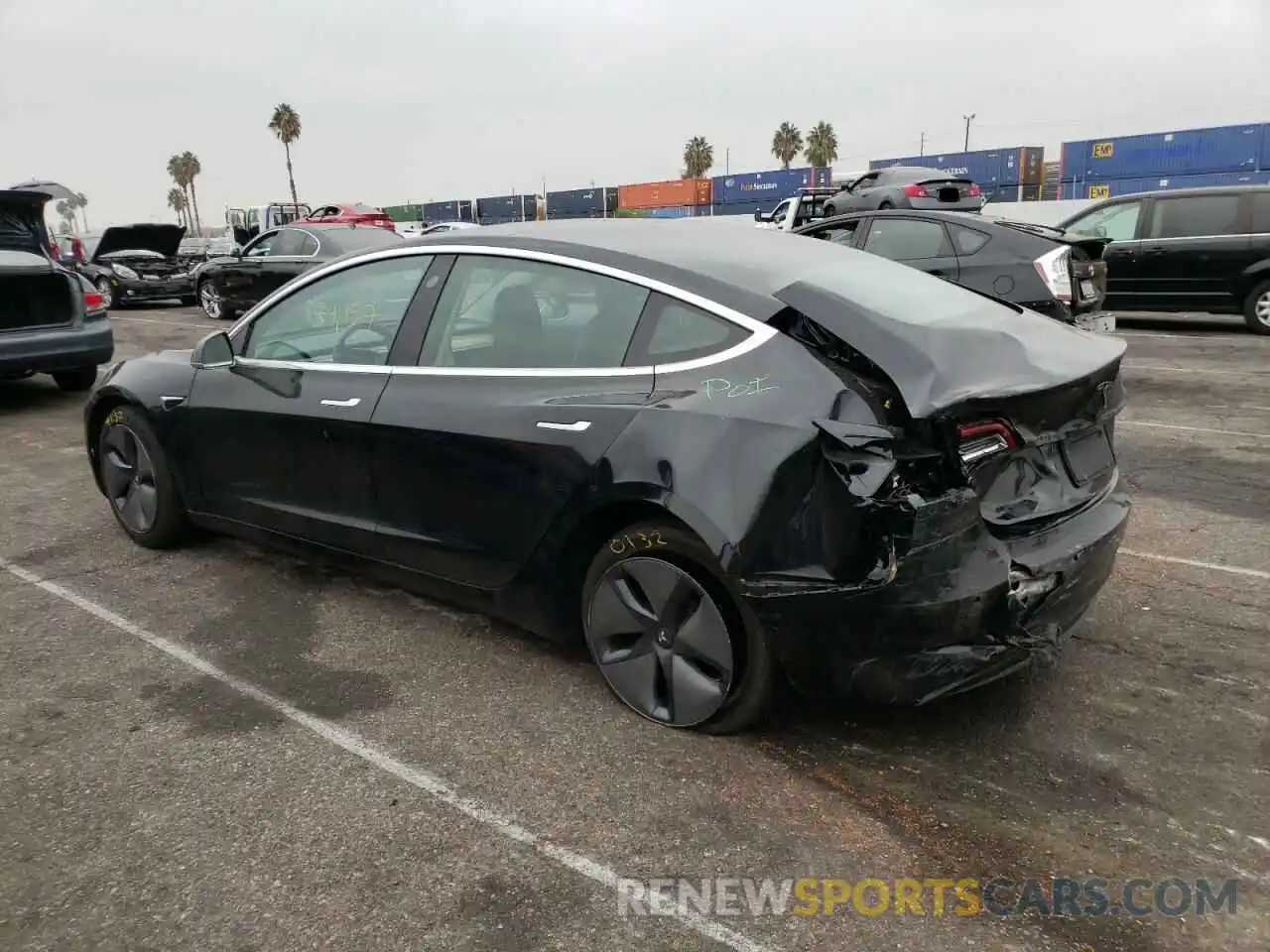 3 Фотография поврежденного автомобиля 5YJ3E1EA7KF398267 TESLA MODEL 3 2019