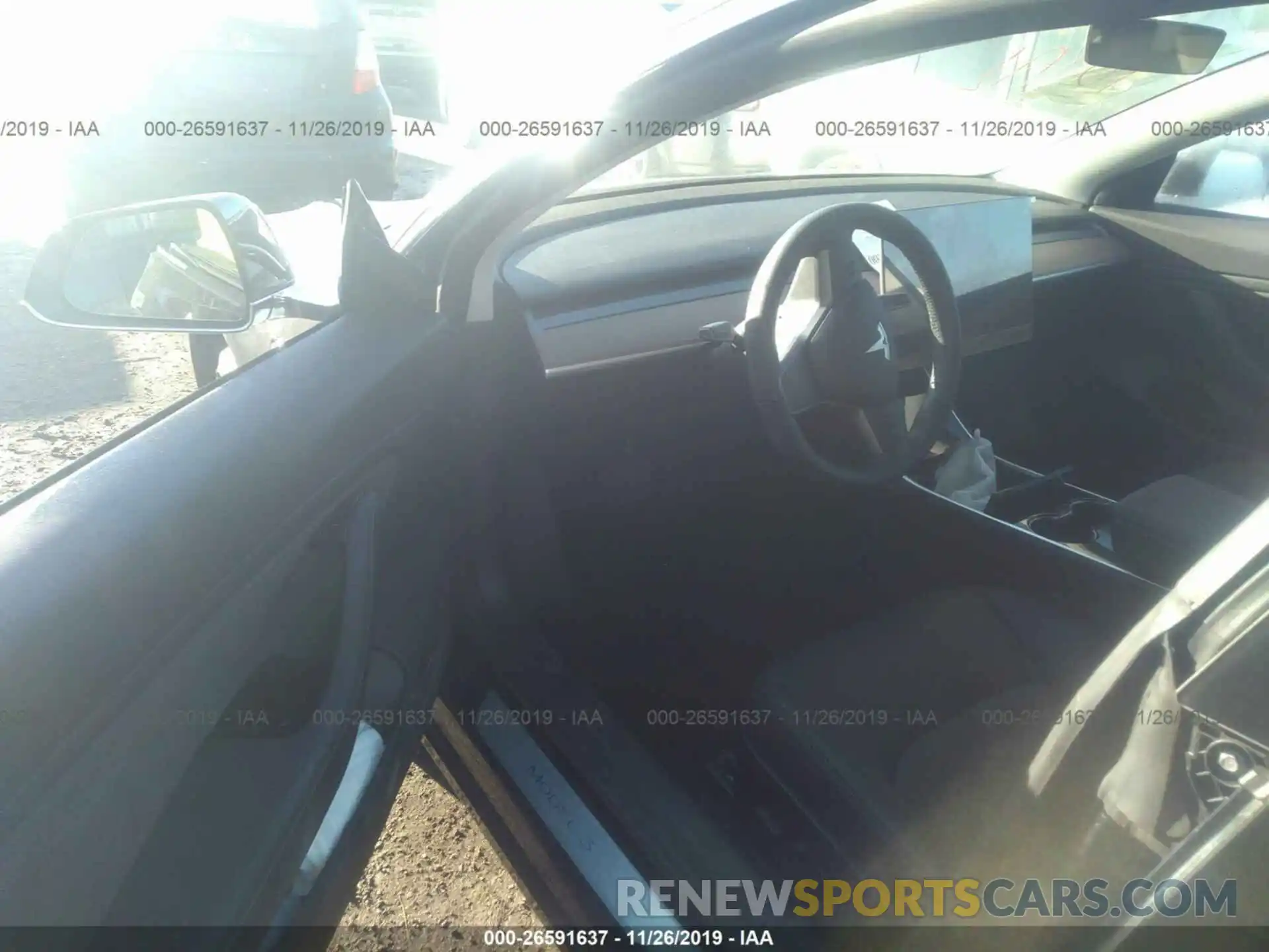 5 Photograph of a damaged car 5YJ3E1EA7KF398446 TESLA MODEL 3 2019