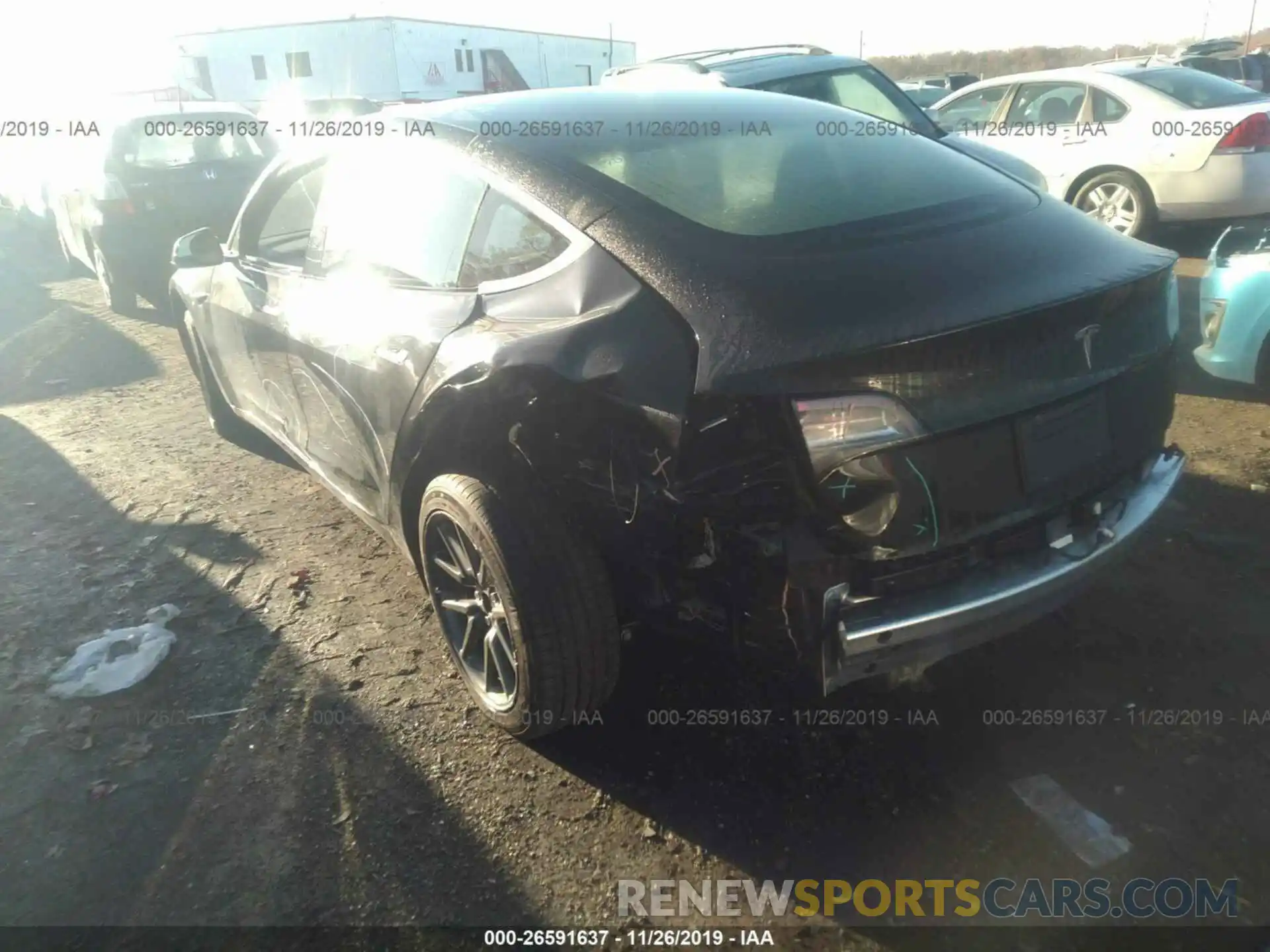 6 Photograph of a damaged car 5YJ3E1EA7KF398446 TESLA MODEL 3 2019