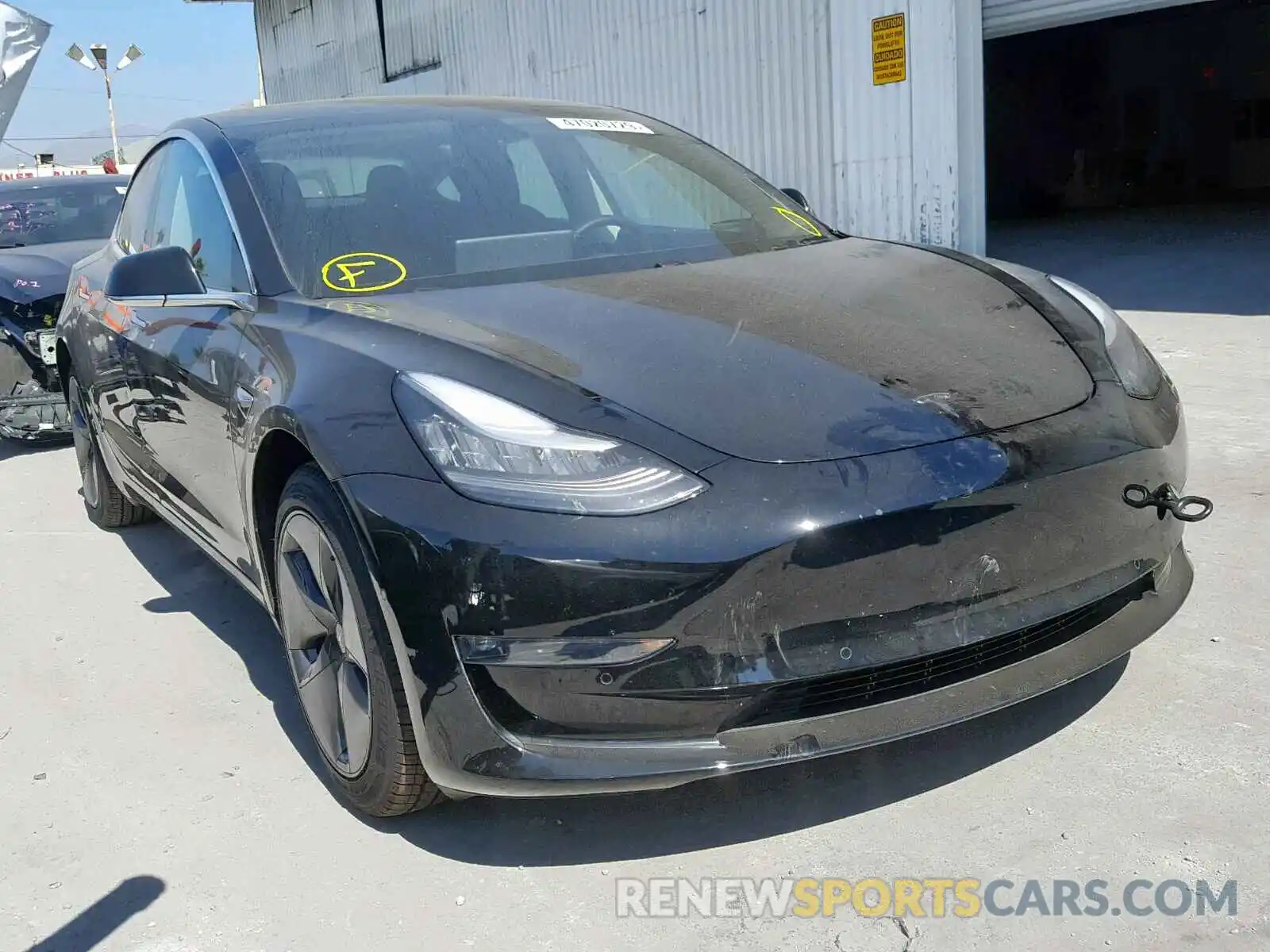 1 Photograph of a damaged car 5YJ3E1EA7KF399550 TESLA MODEL 3 2019