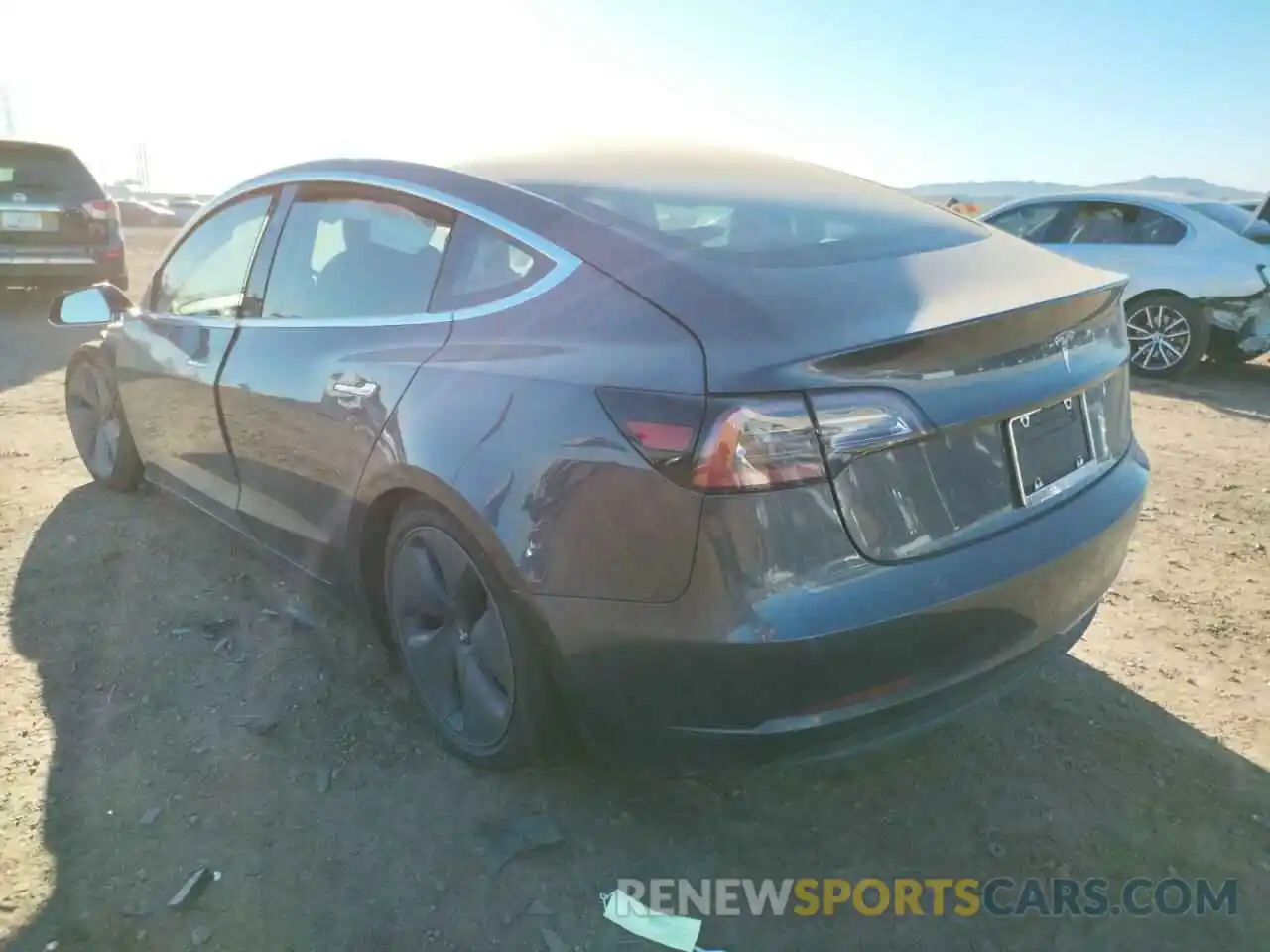 3 Photograph of a damaged car 5YJ3E1EA7KF400275 TESLA MODEL 3 2019