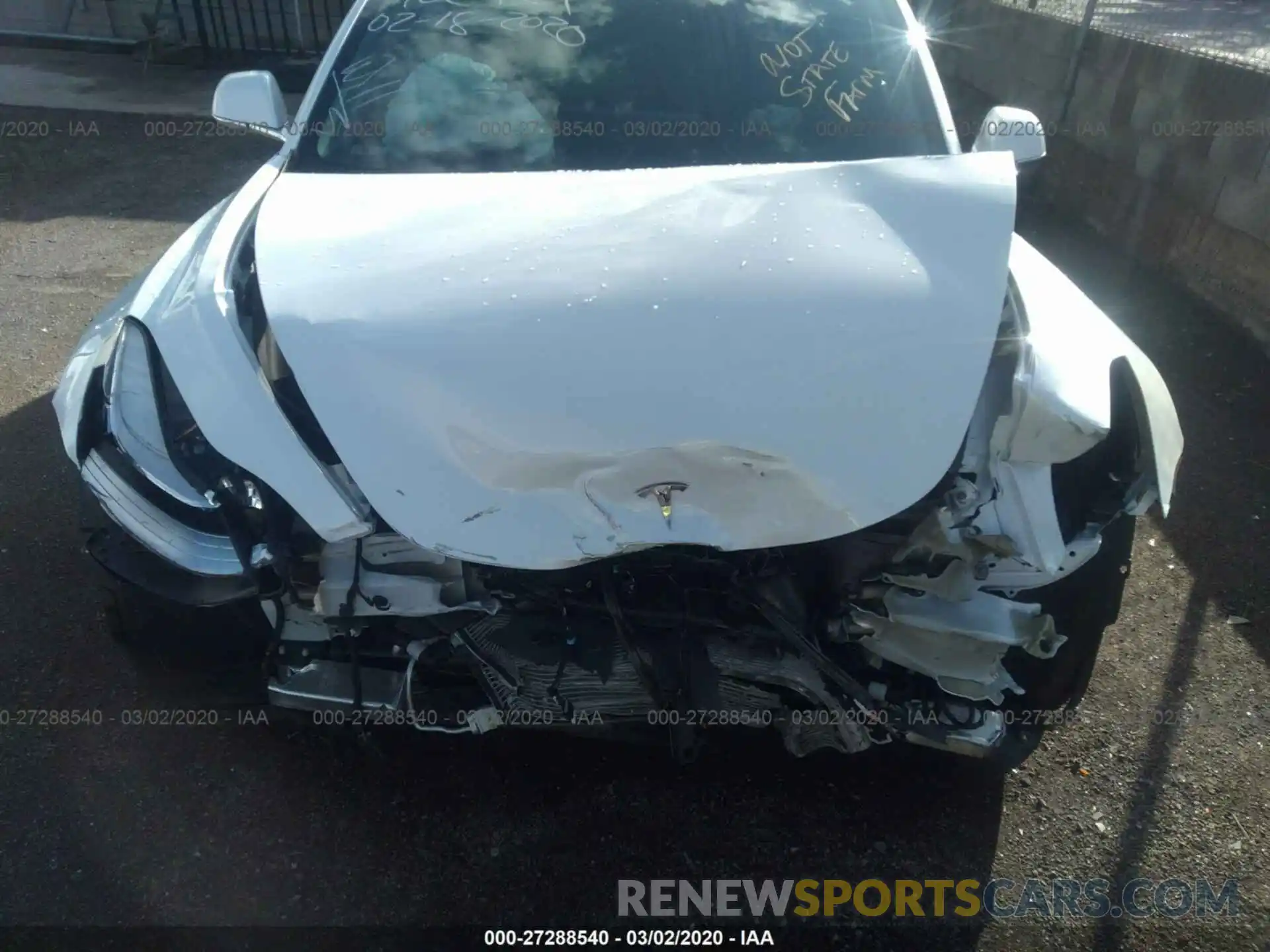 6 Photograph of a damaged car 5YJ3E1EA7KF402429 TESLA MODEL 3 2019