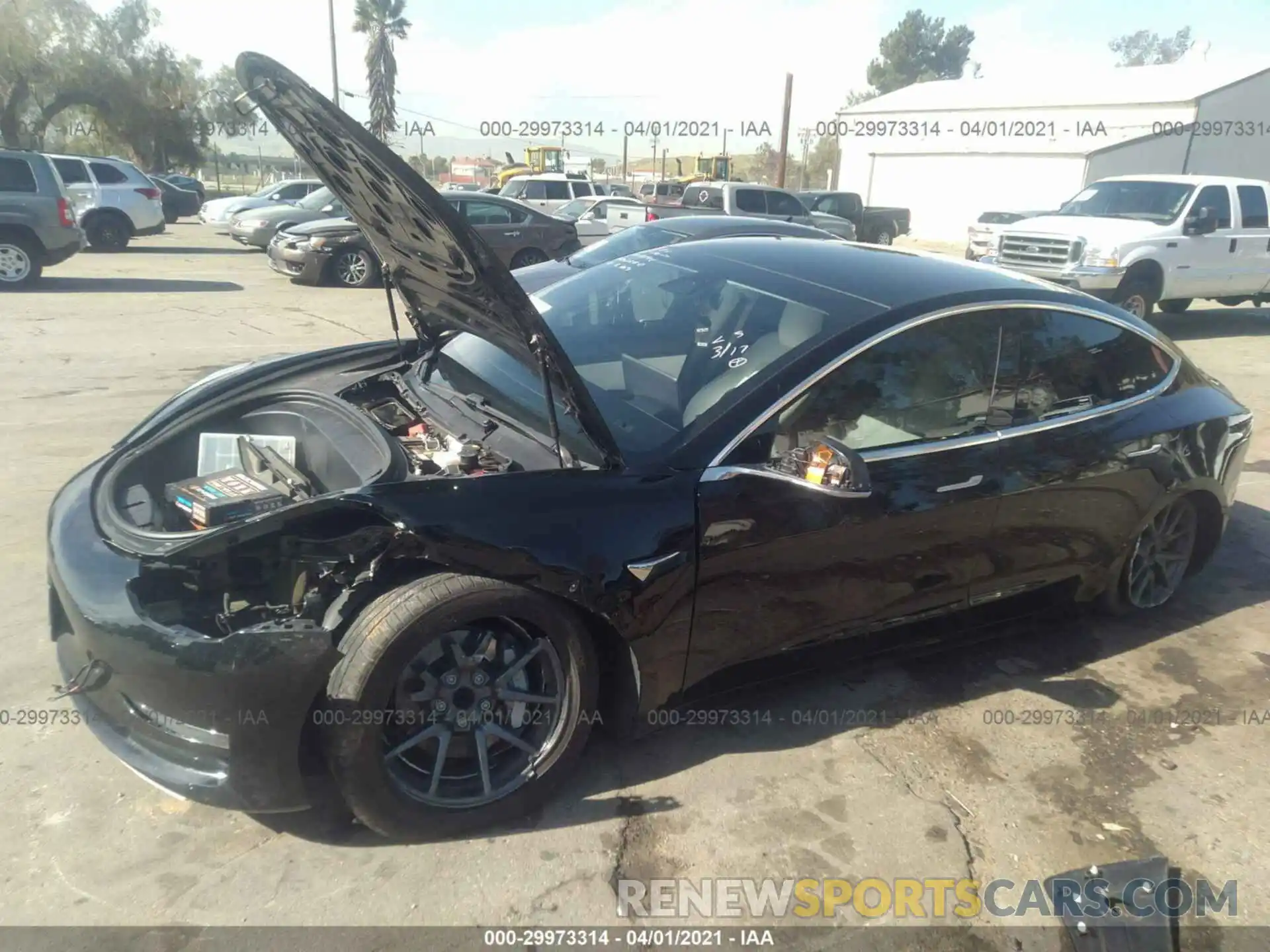 6 Photograph of a damaged car 5YJ3E1EA7KF402964 TESLA MODEL 3 2019