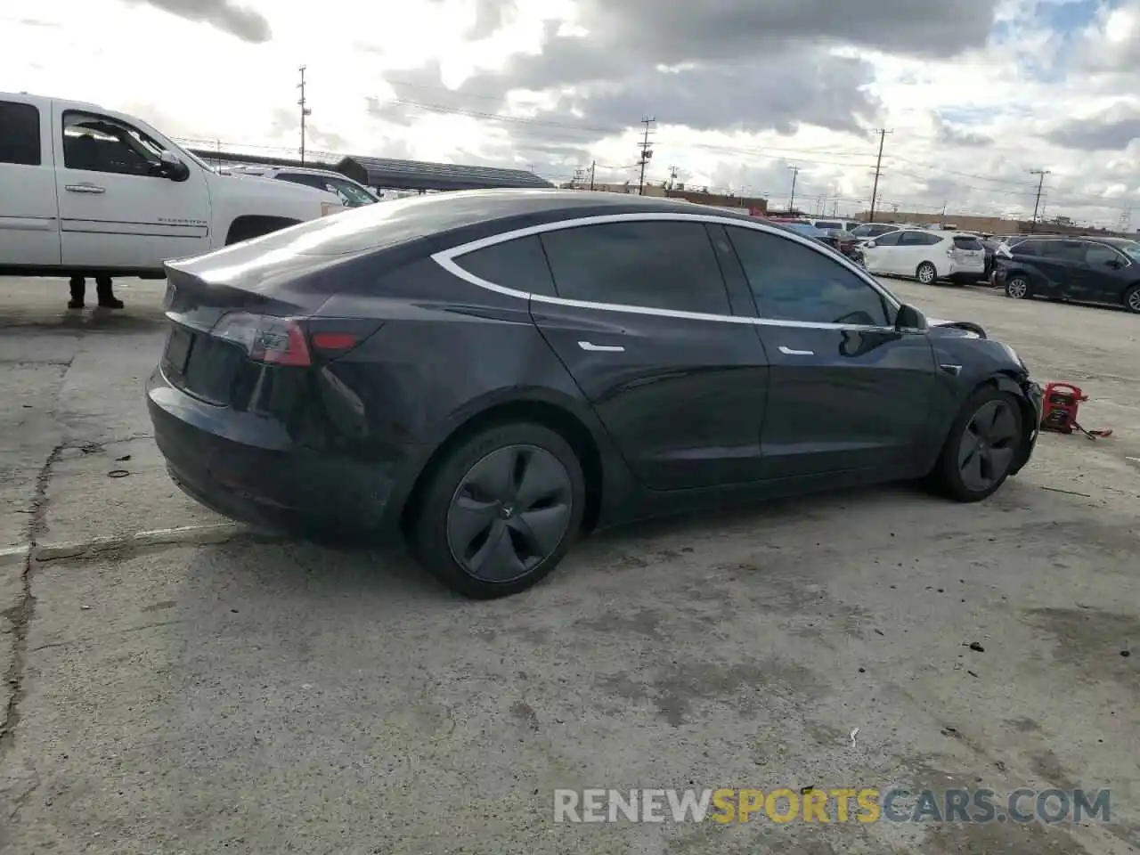 3 Photograph of a damaged car 5YJ3E1EA7KF409753 TESLA MODEL 3 2019