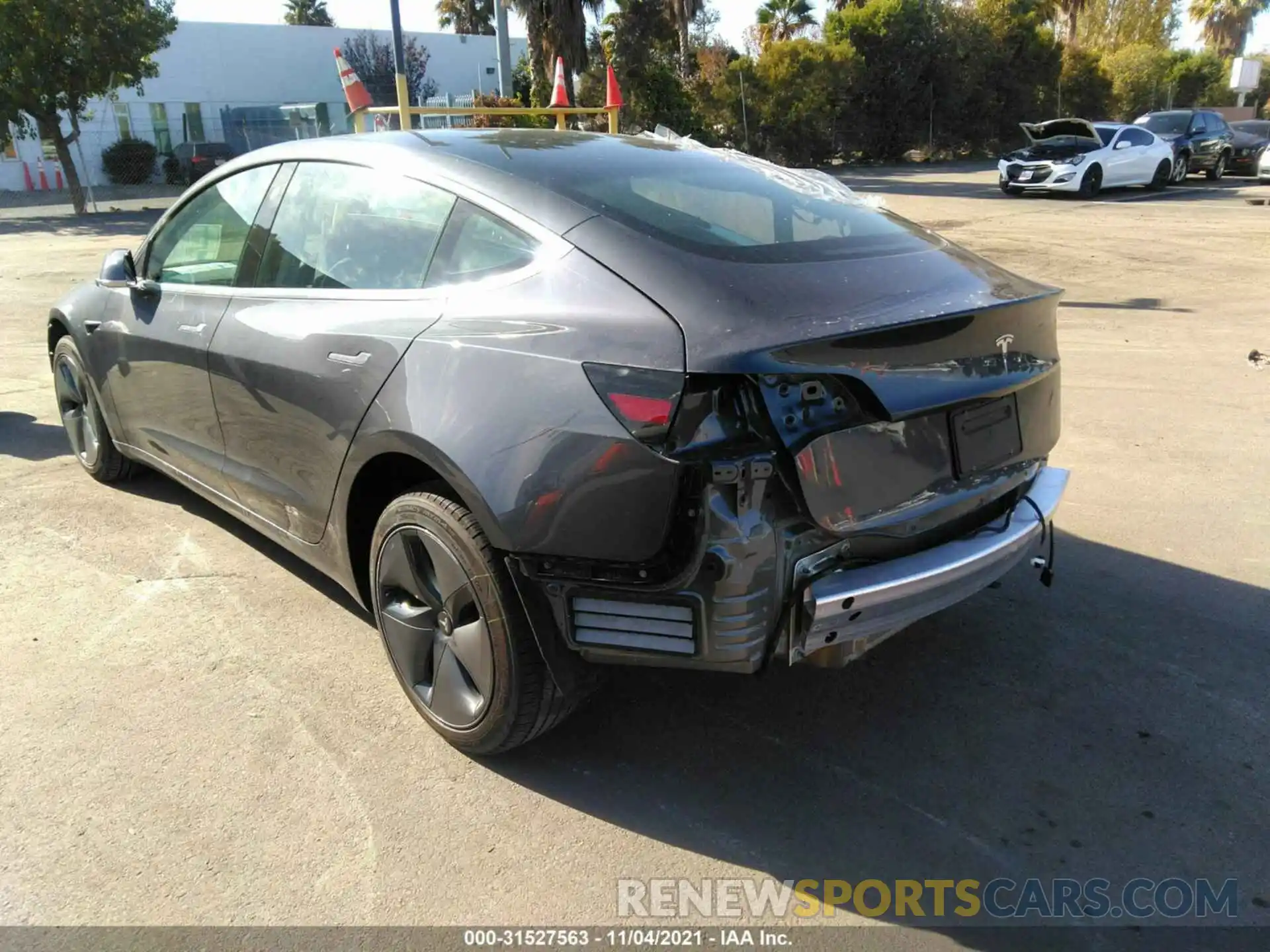 3 Photograph of a damaged car 5YJ3E1EA7KF410966 TESLA MODEL 3 2019