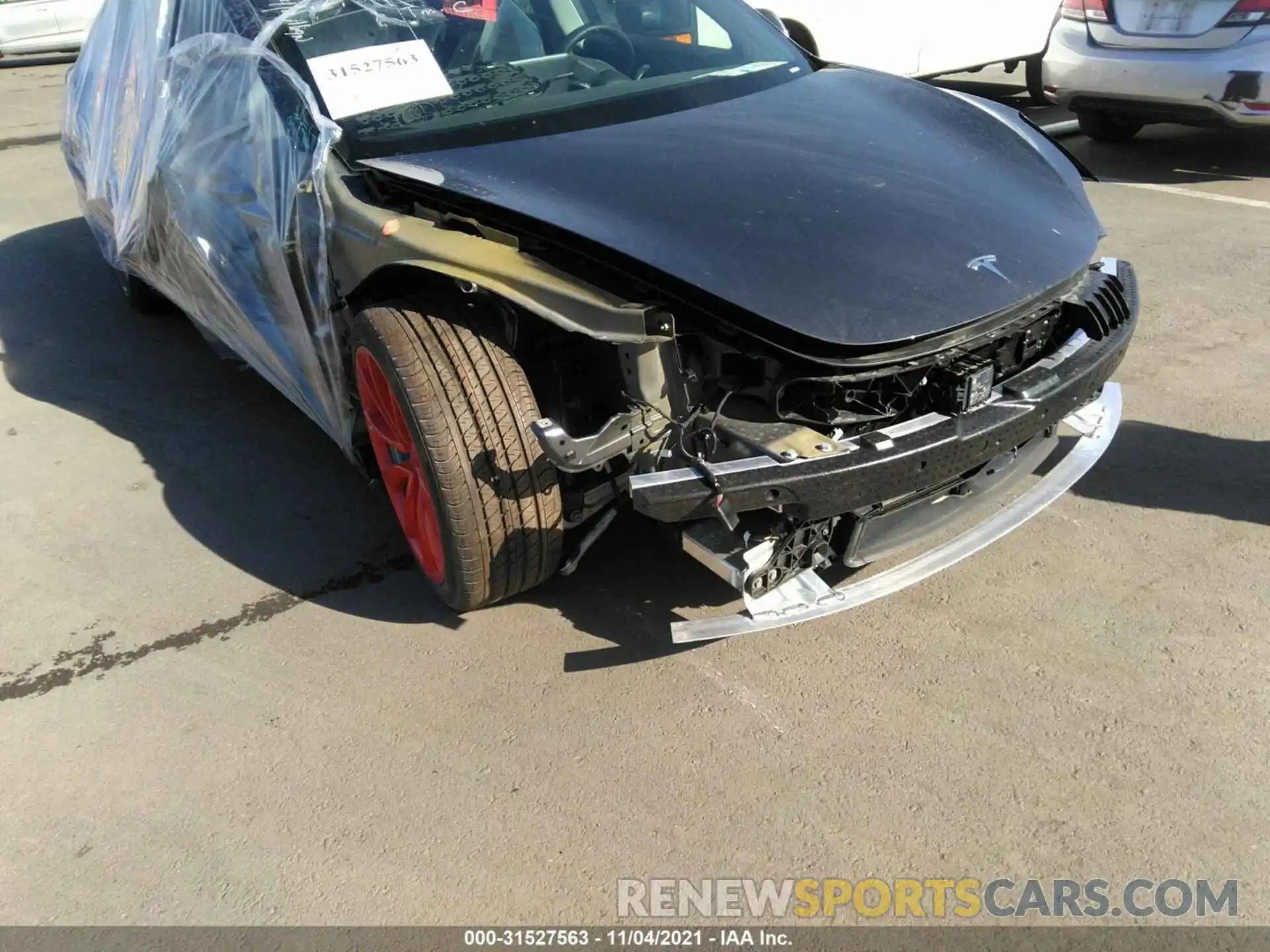 6 Photograph of a damaged car 5YJ3E1EA7KF410966 TESLA MODEL 3 2019