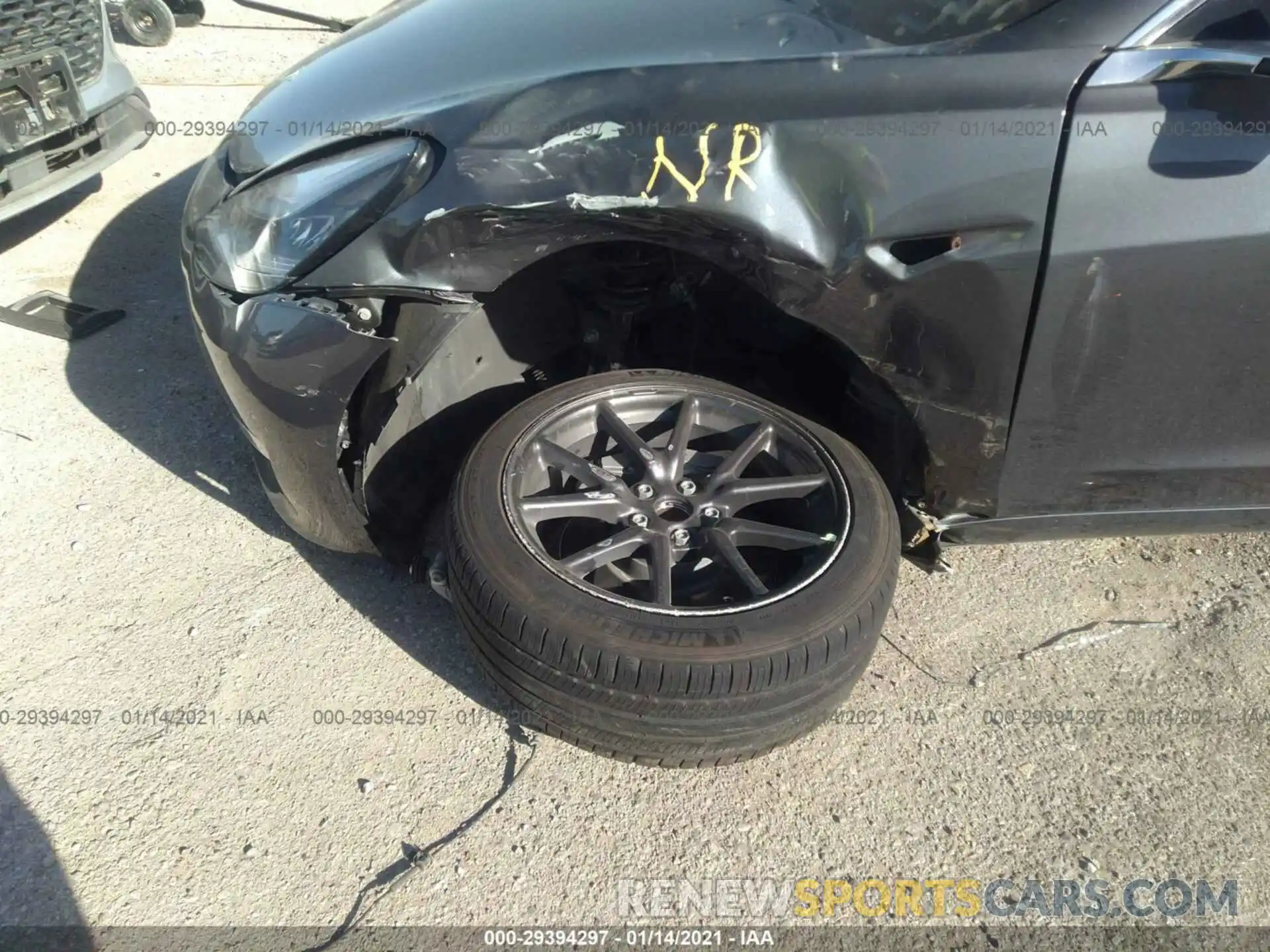 11 Photograph of a damaged car 5YJ3E1EA7KF411079 TESLA MODEL 3 2019