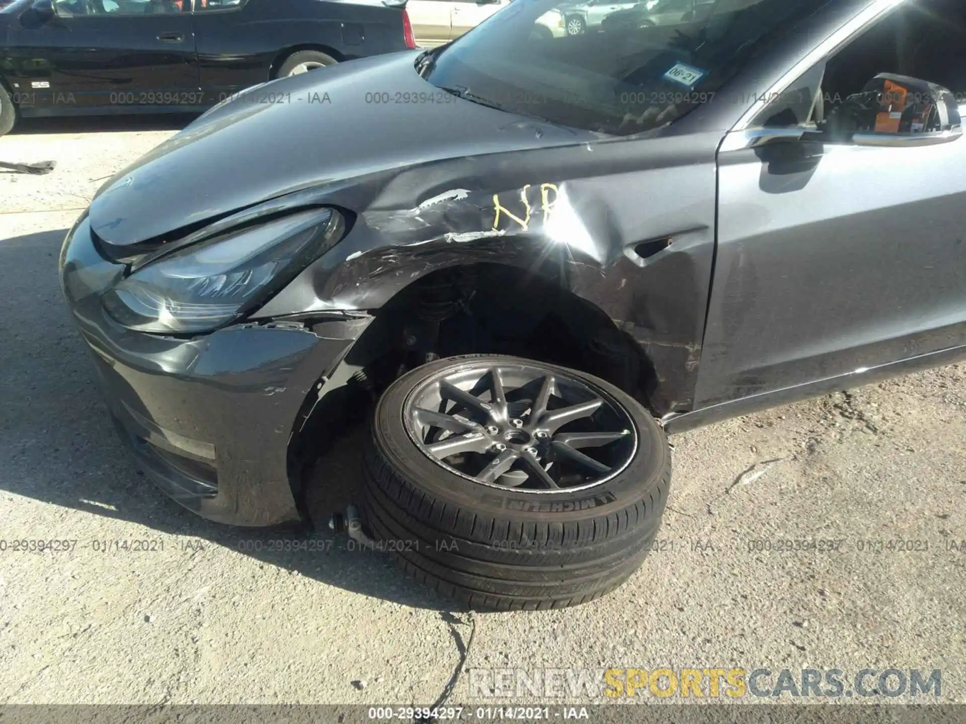 6 Photograph of a damaged car 5YJ3E1EA7KF411079 TESLA MODEL 3 2019