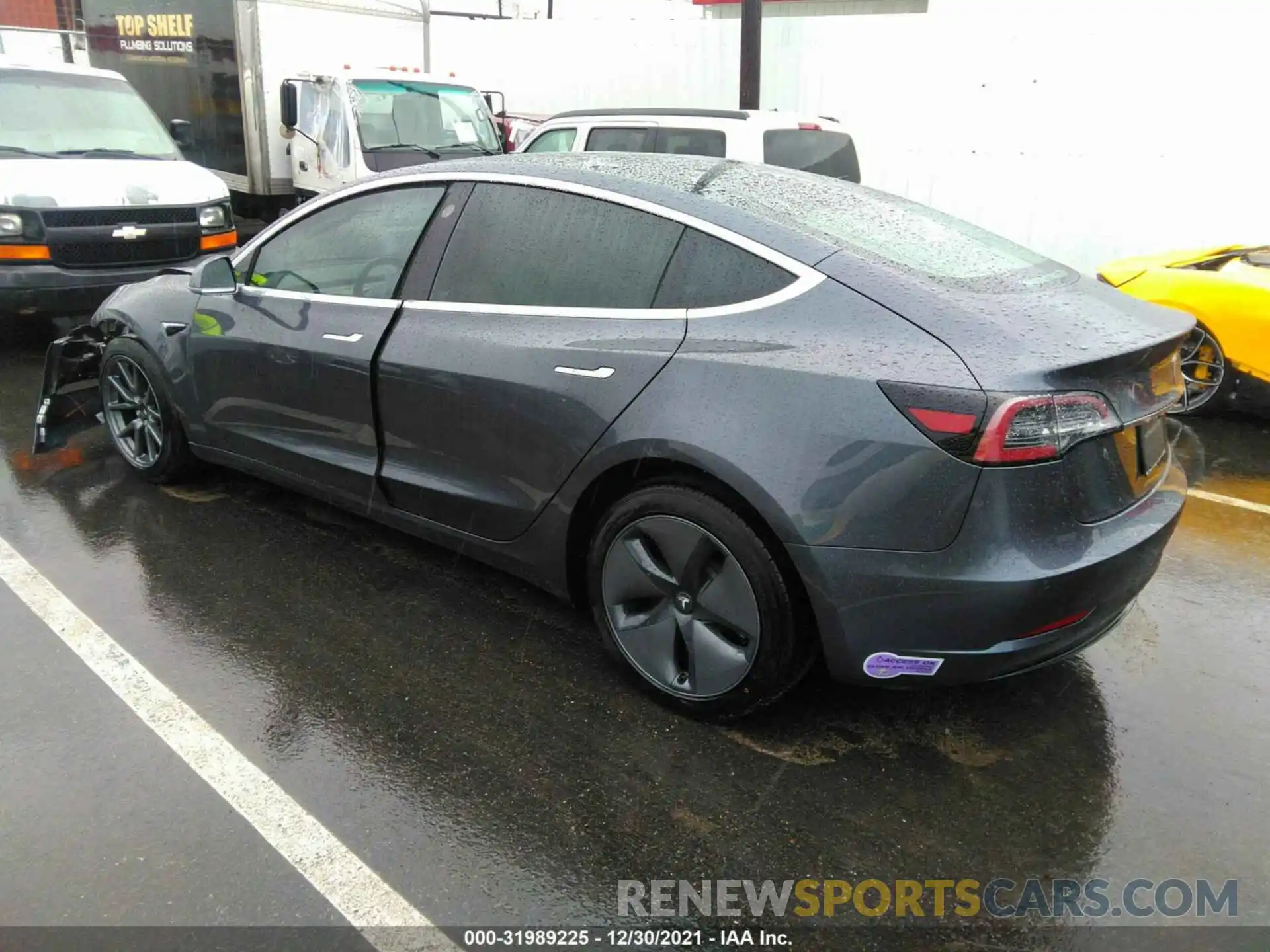 3 Photograph of a damaged car 5YJ3E1EA7KF411275 TESLA MODEL 3 2019