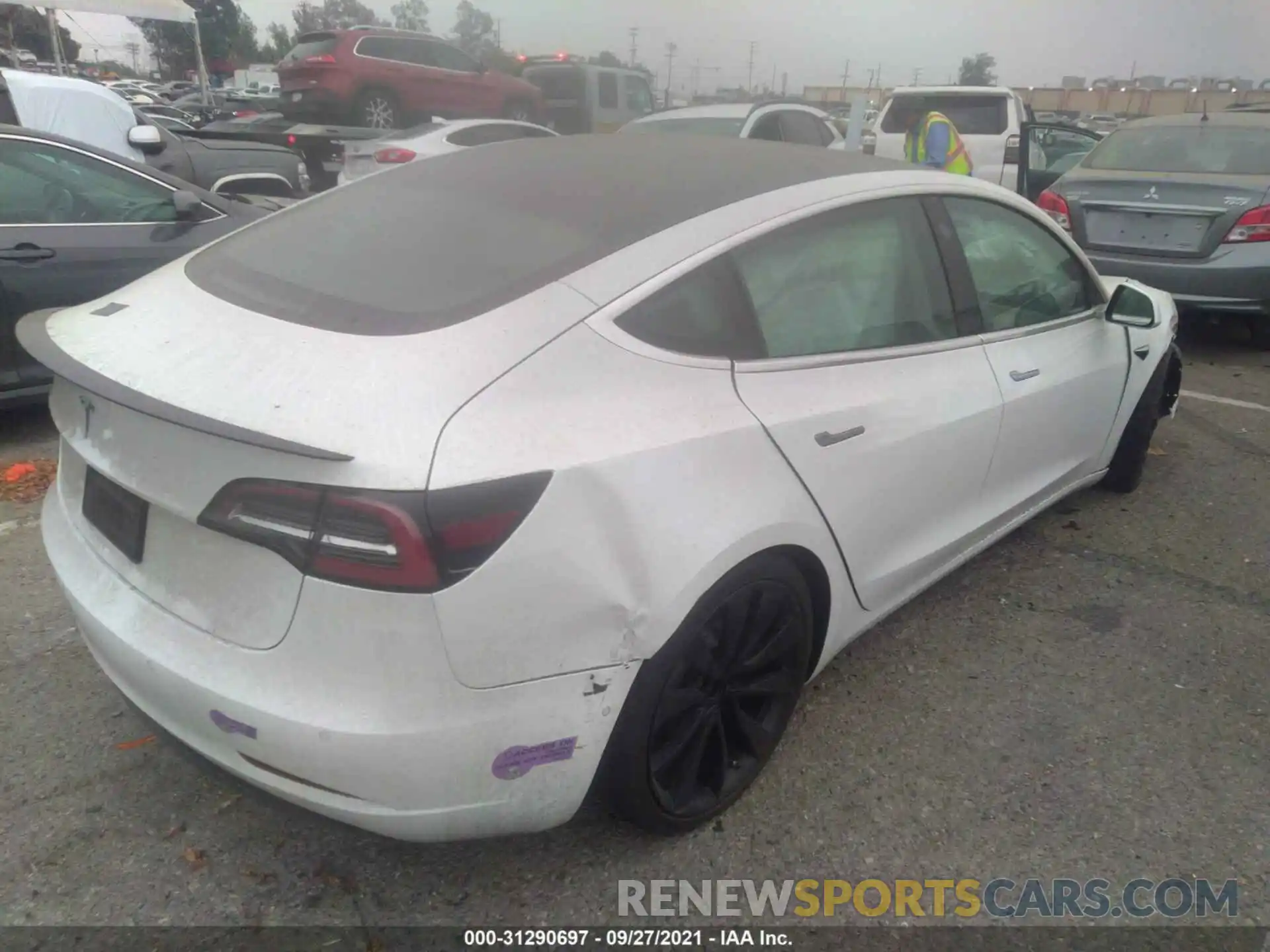 4 Photograph of a damaged car 5YJ3E1EA7KF415973 TESLA MODEL 3 2019