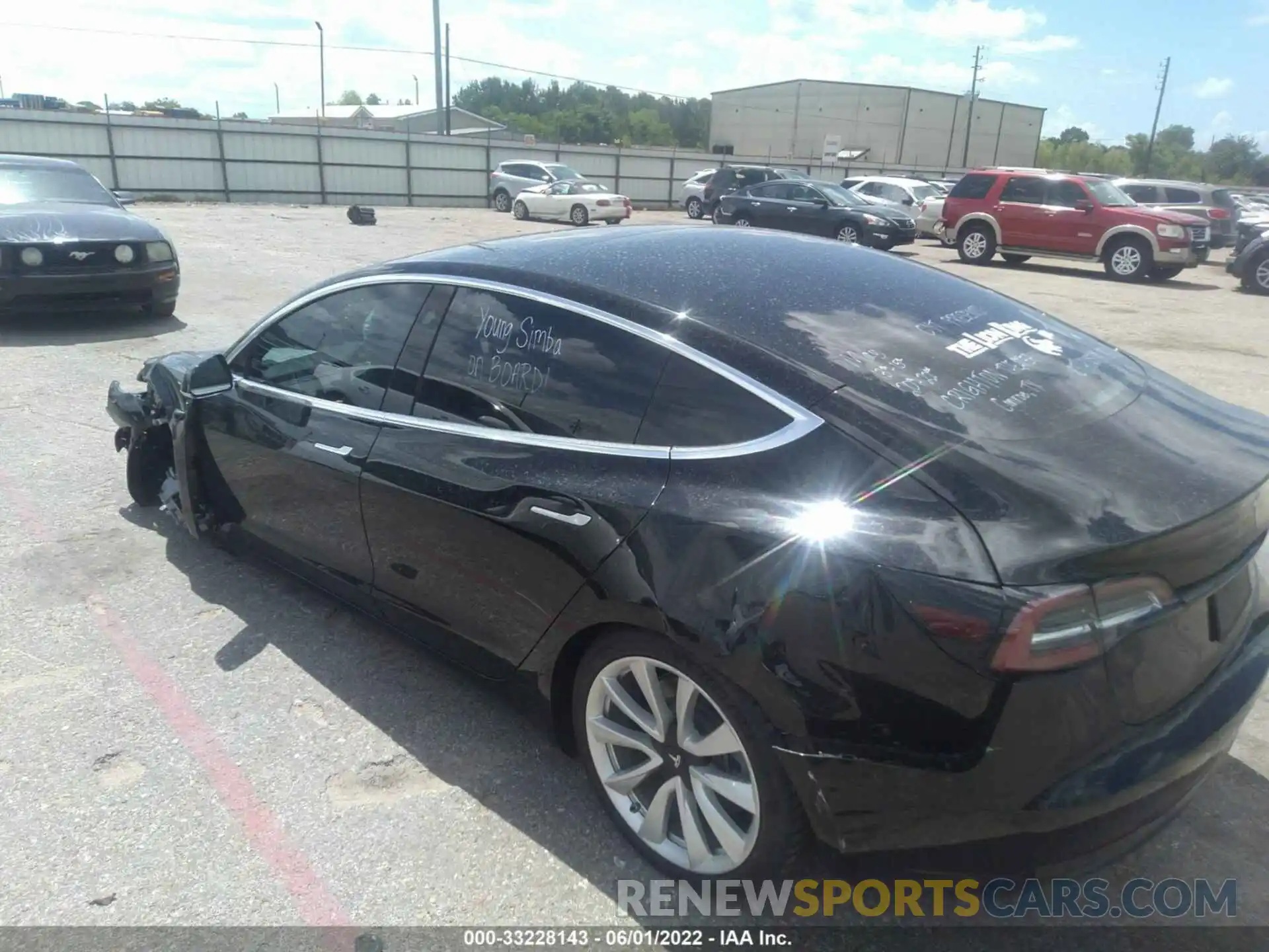 3 Photograph of a damaged car 5YJ3E1EA7KF417111 TESLA MODEL 3 2019