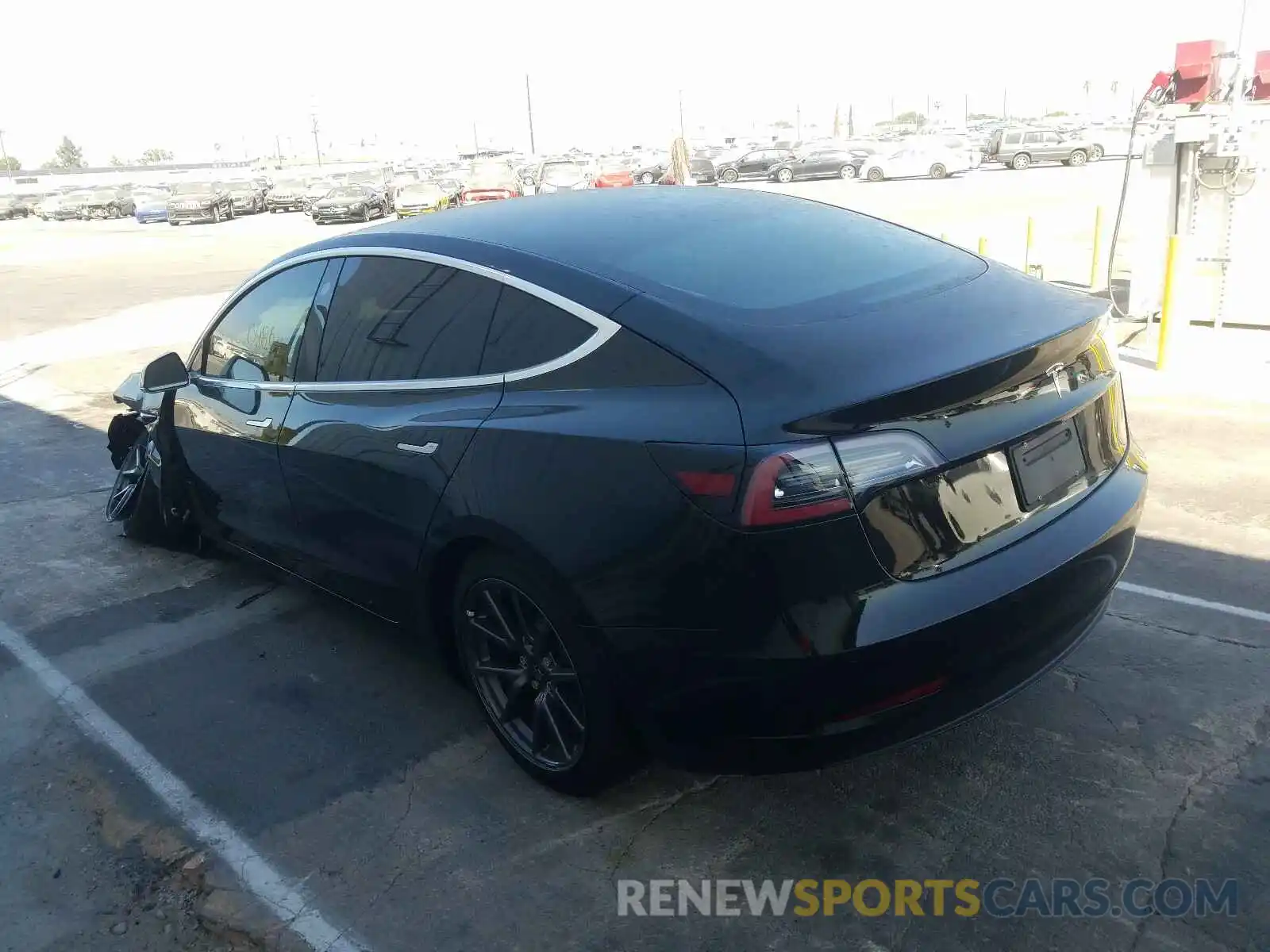 3 Photograph of a damaged car 5YJ3E1EA7KF422597 TESLA MODEL 3 2019