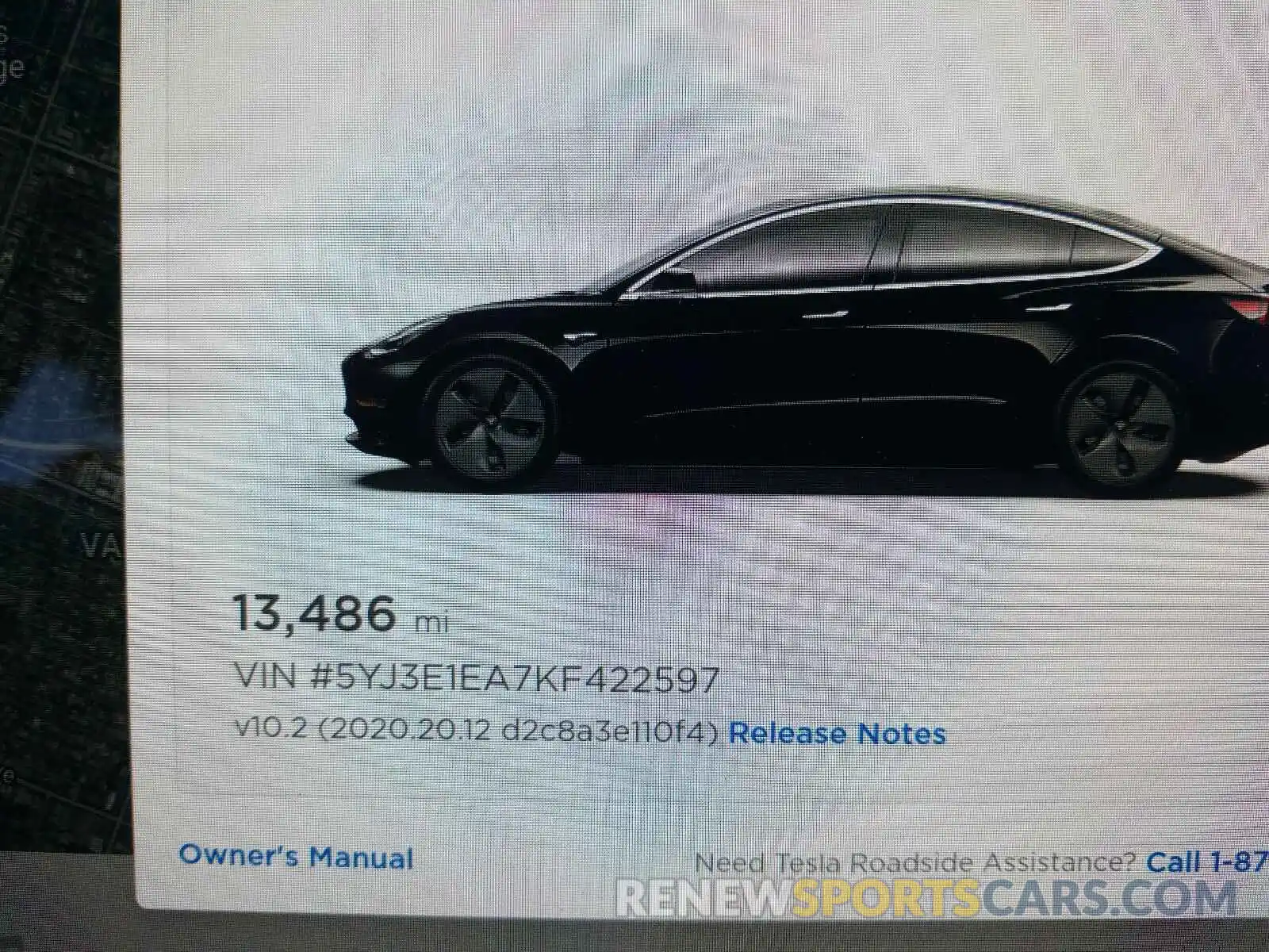 8 Фотография поврежденного автомобиля 5YJ3E1EA7KF422597 TESLA MODEL 3 2019