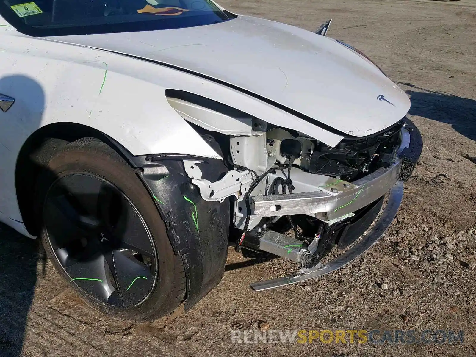 9 Photograph of a damaged car 5YJ3E1EA7KF422986 TESLA MODEL 3 2019