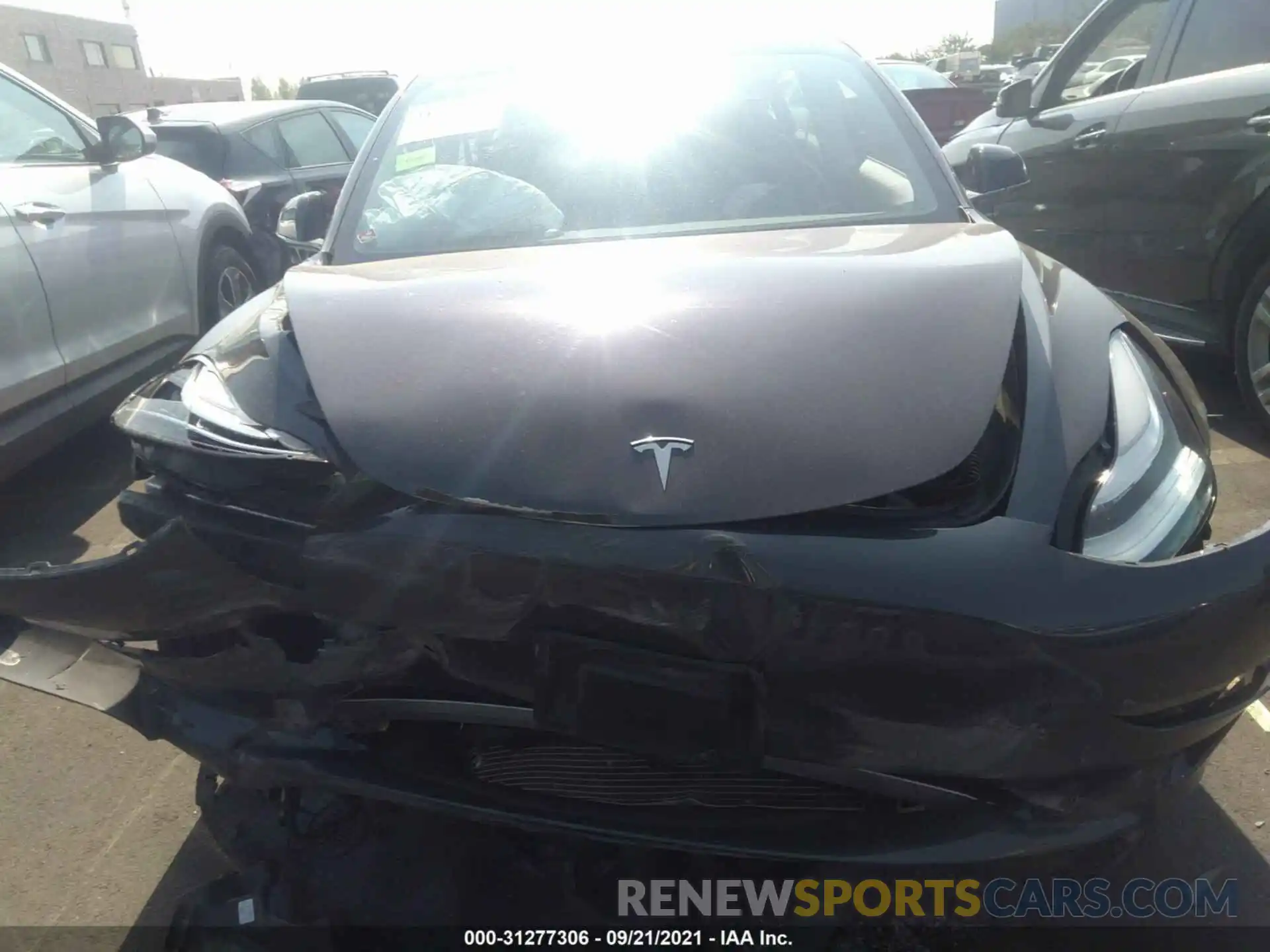 6 Photograph of a damaged car 5YJ3E1EA7KF424723 TESLA MODEL 3 2019