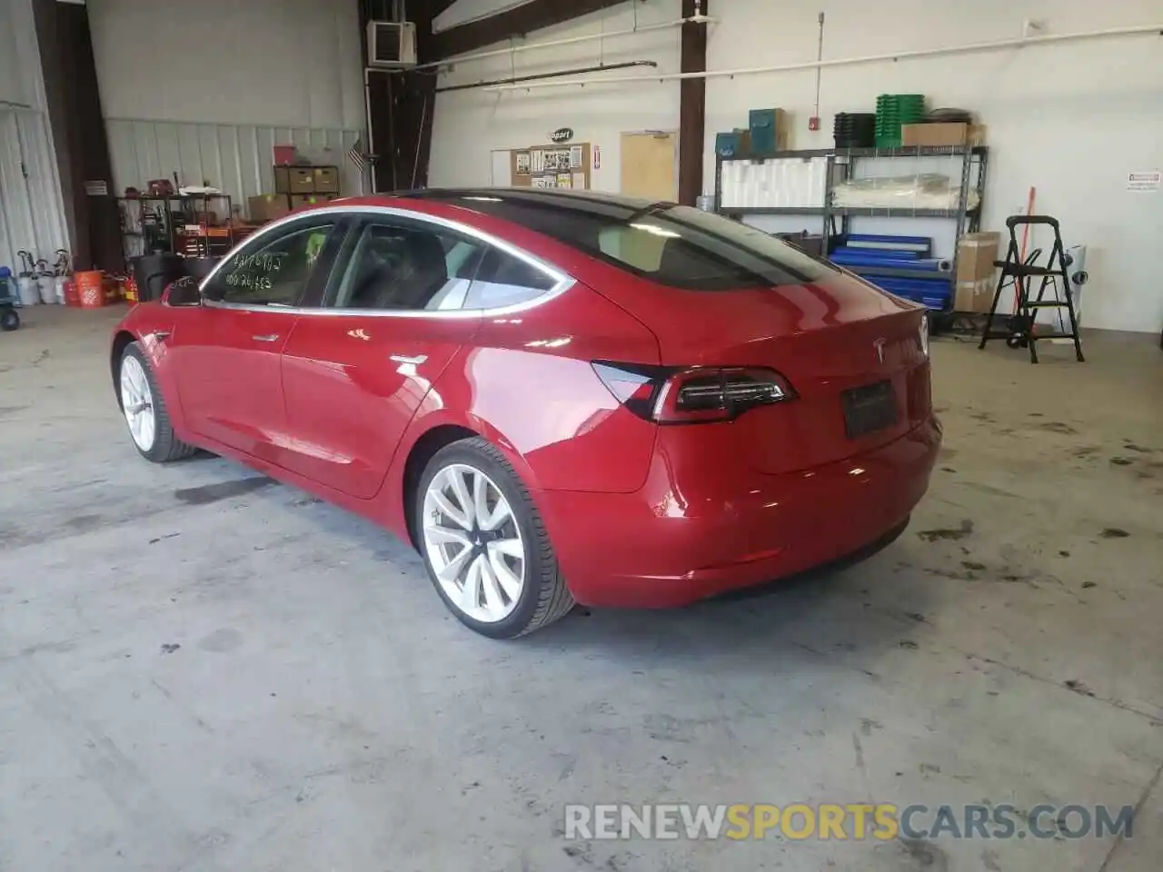 3 Photograph of a damaged car 5YJ3E1EA7KF428352 TESLA MODEL 3 2019