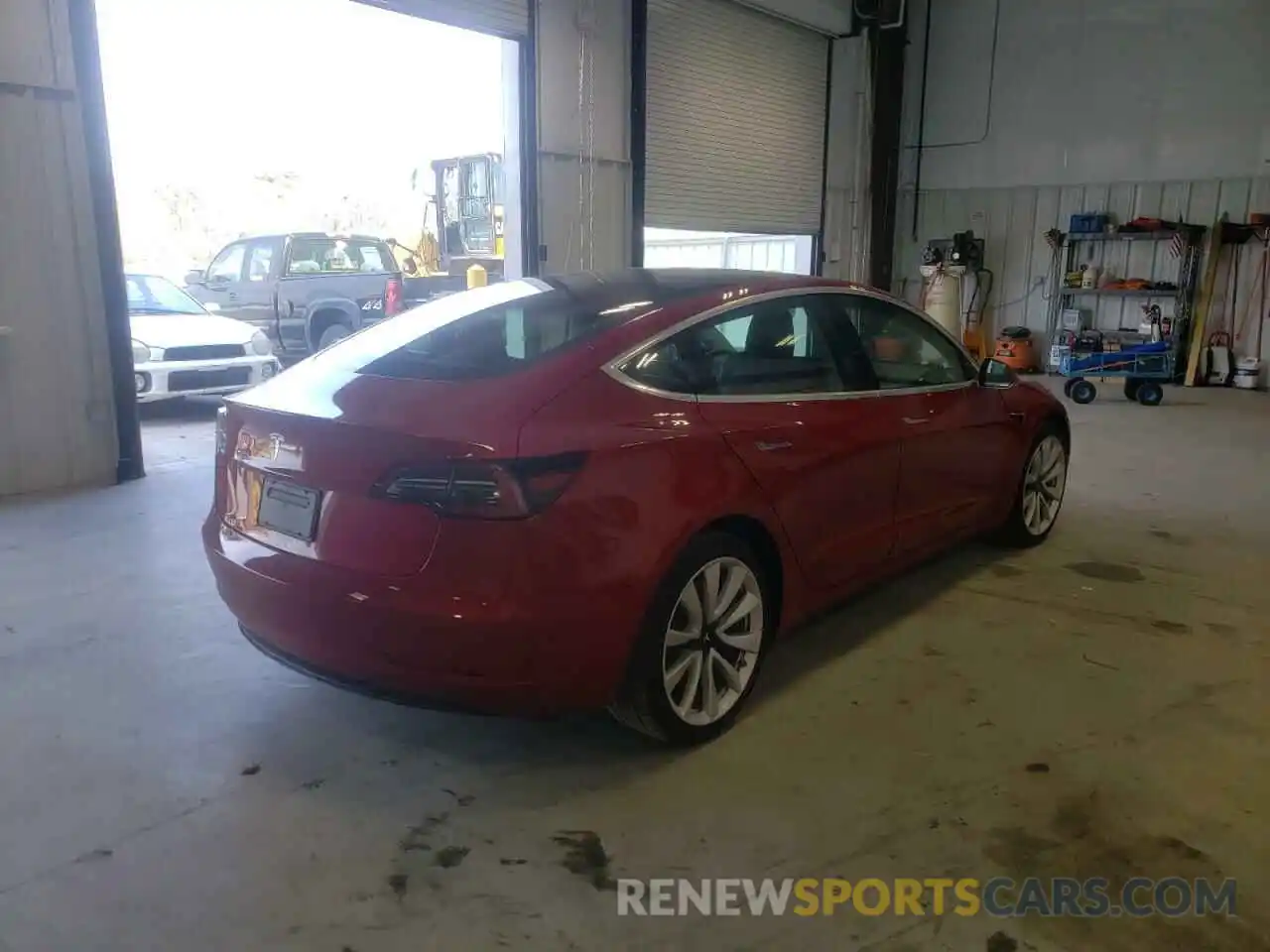 4 Фотография поврежденного автомобиля 5YJ3E1EA7KF428352 TESLA MODEL 3 2019