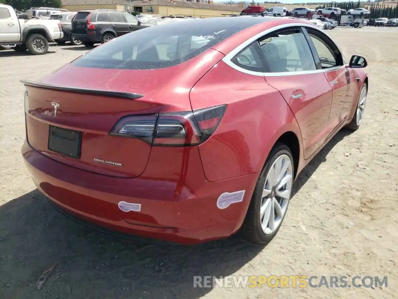 4 Photograph of a damaged car 5YJ3E1EA7KF428433 TESLA MODEL 3 2019