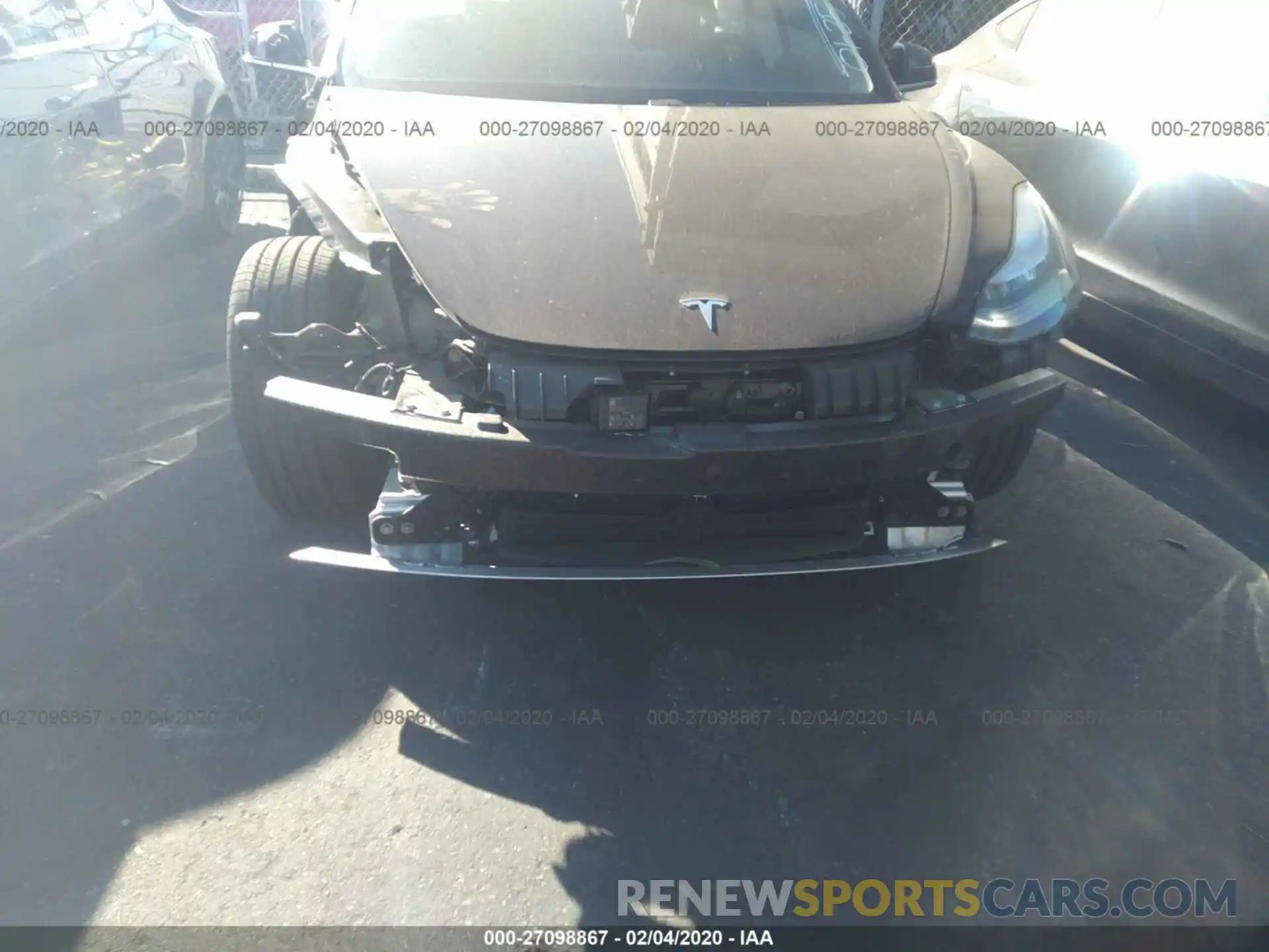 6 Photograph of a damaged car 5YJ3E1EA7KF428948 TESLA MODEL 3 2019