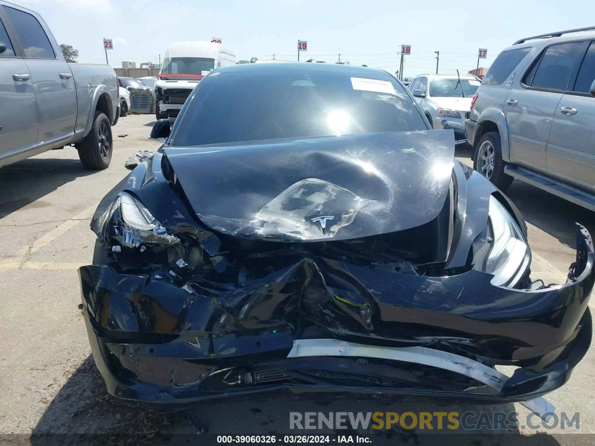 11 Photograph of a damaged car 5YJ3E1EA7KF431378 TESLA MODEL 3 2019