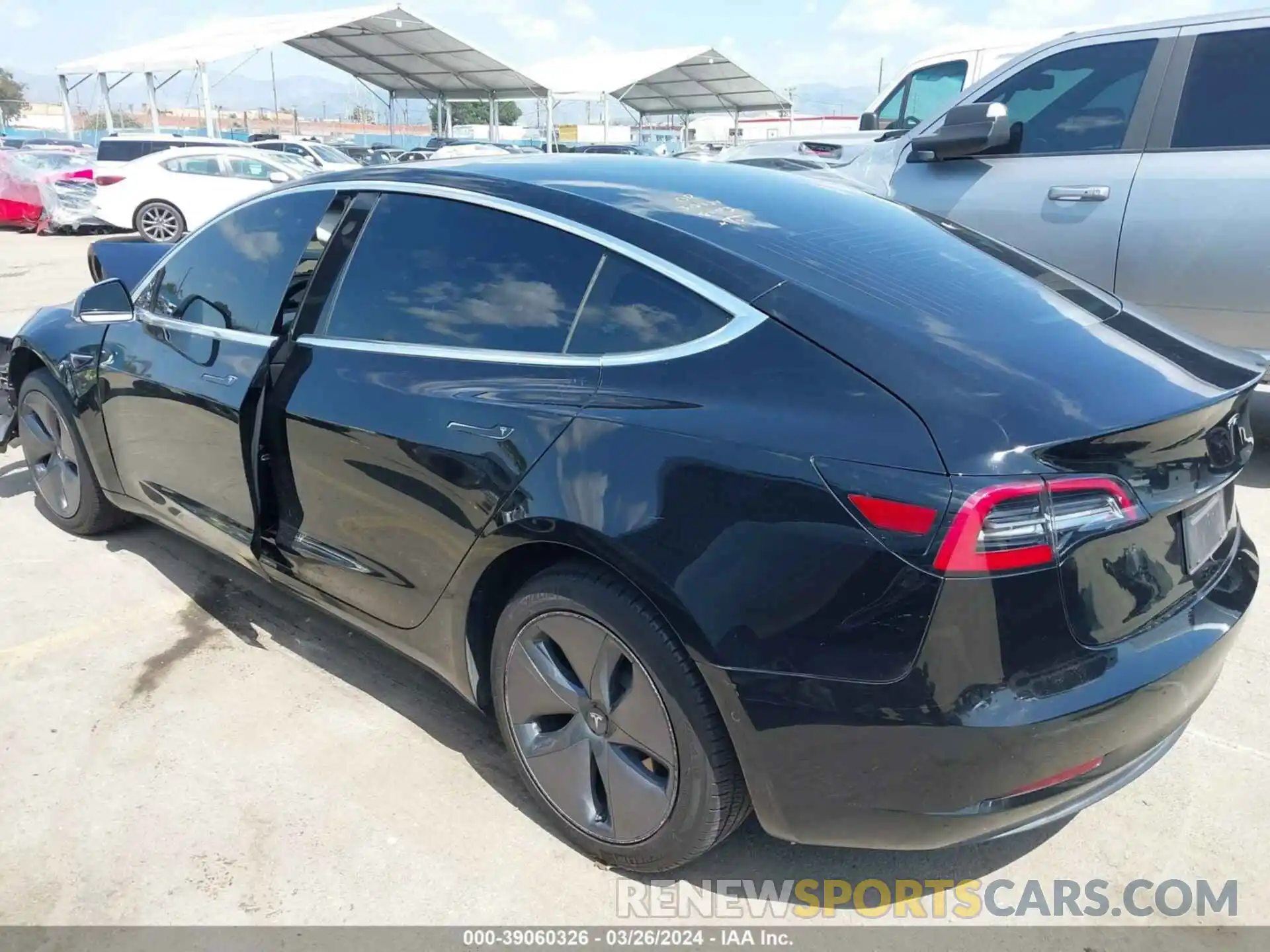 3 Photograph of a damaged car 5YJ3E1EA7KF431378 TESLA MODEL 3 2019