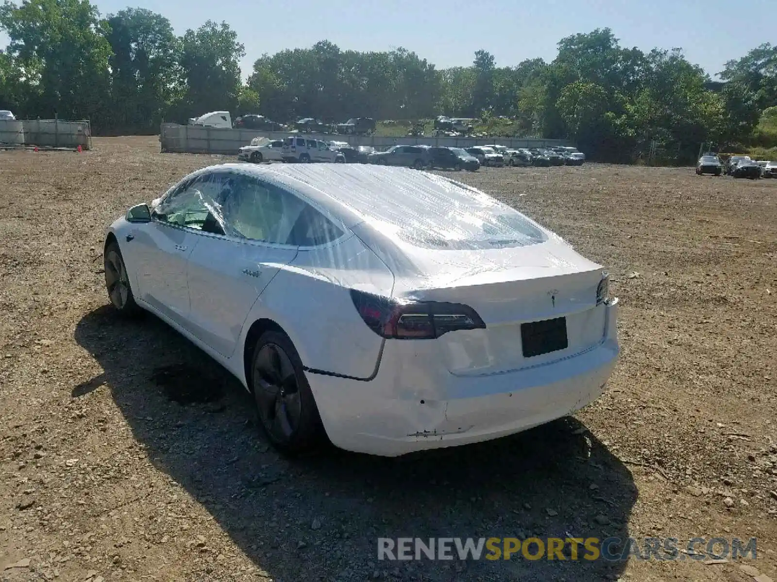 3 Photograph of a damaged car 5YJ3E1EA7KF431932 TESLA MODEL 3 2019