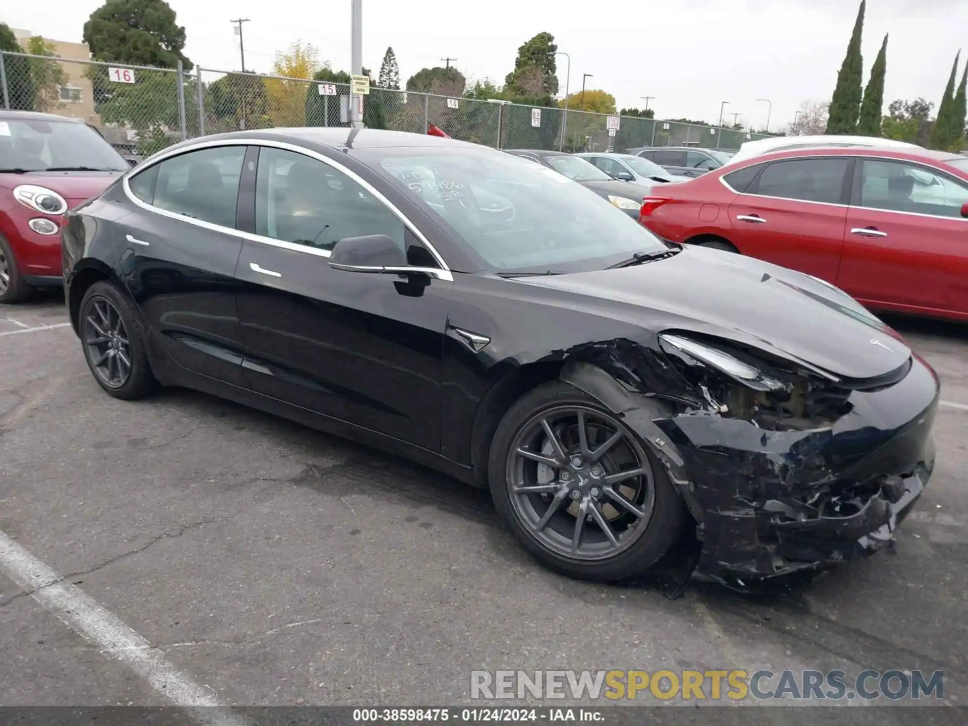 12 Photograph of a damaged car 5YJ3E1EA7KF435754 TESLA MODEL 3 2019