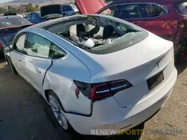 3 Photograph of a damaged car 5YJ3E1EA7KF437925 TESLA MODEL 3 2019