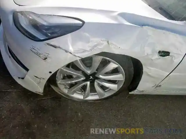 9 Photograph of a damaged car 5YJ3E1EA7KF437925 TESLA MODEL 3 2019