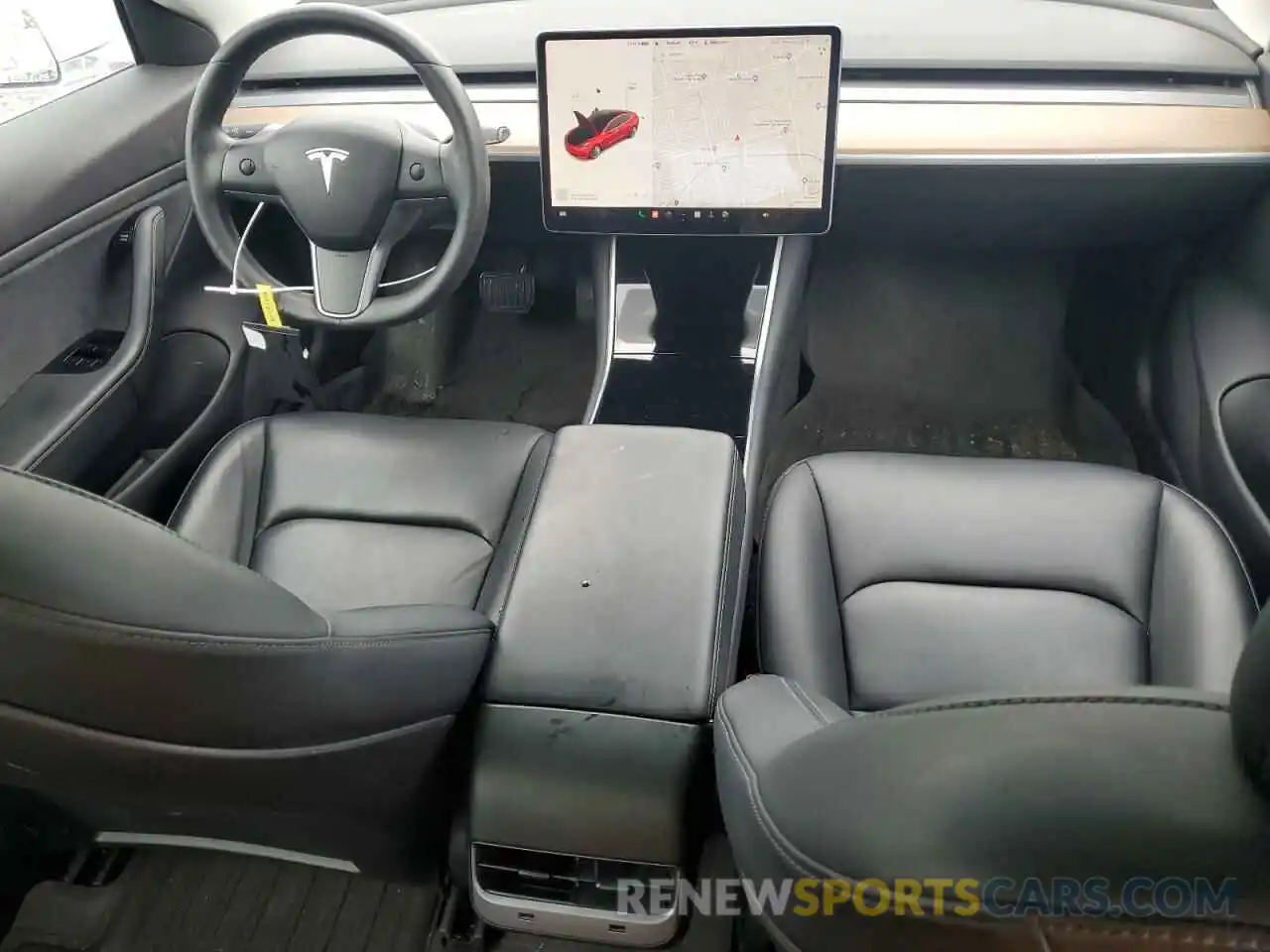 8 Photograph of a damaged car 5YJ3E1EA7KF446611 TESLA MODEL 3 2019