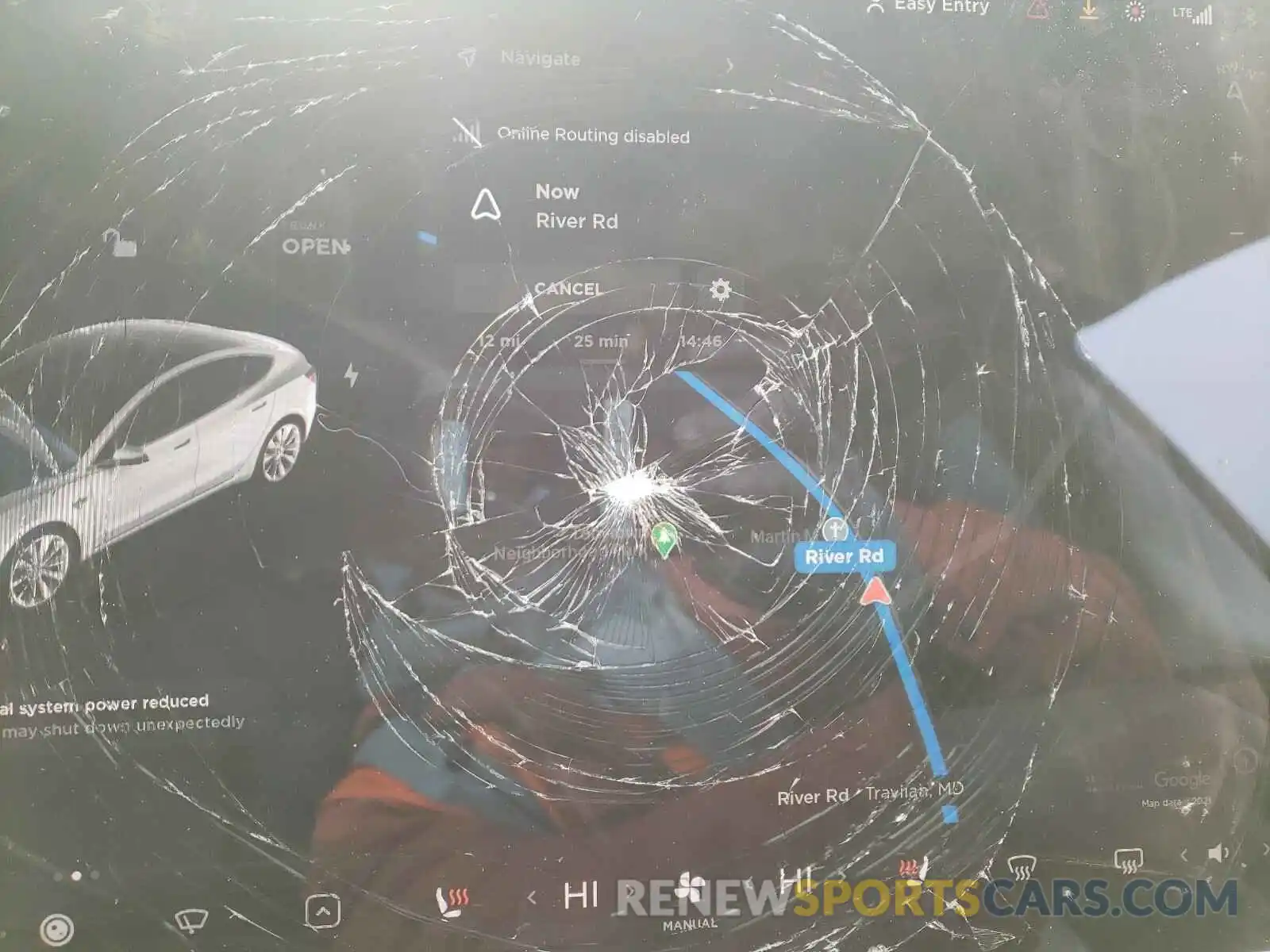 8 Photograph of a damaged car 5YJ3E1EA7KF466468 TESLA MODEL 3 2019