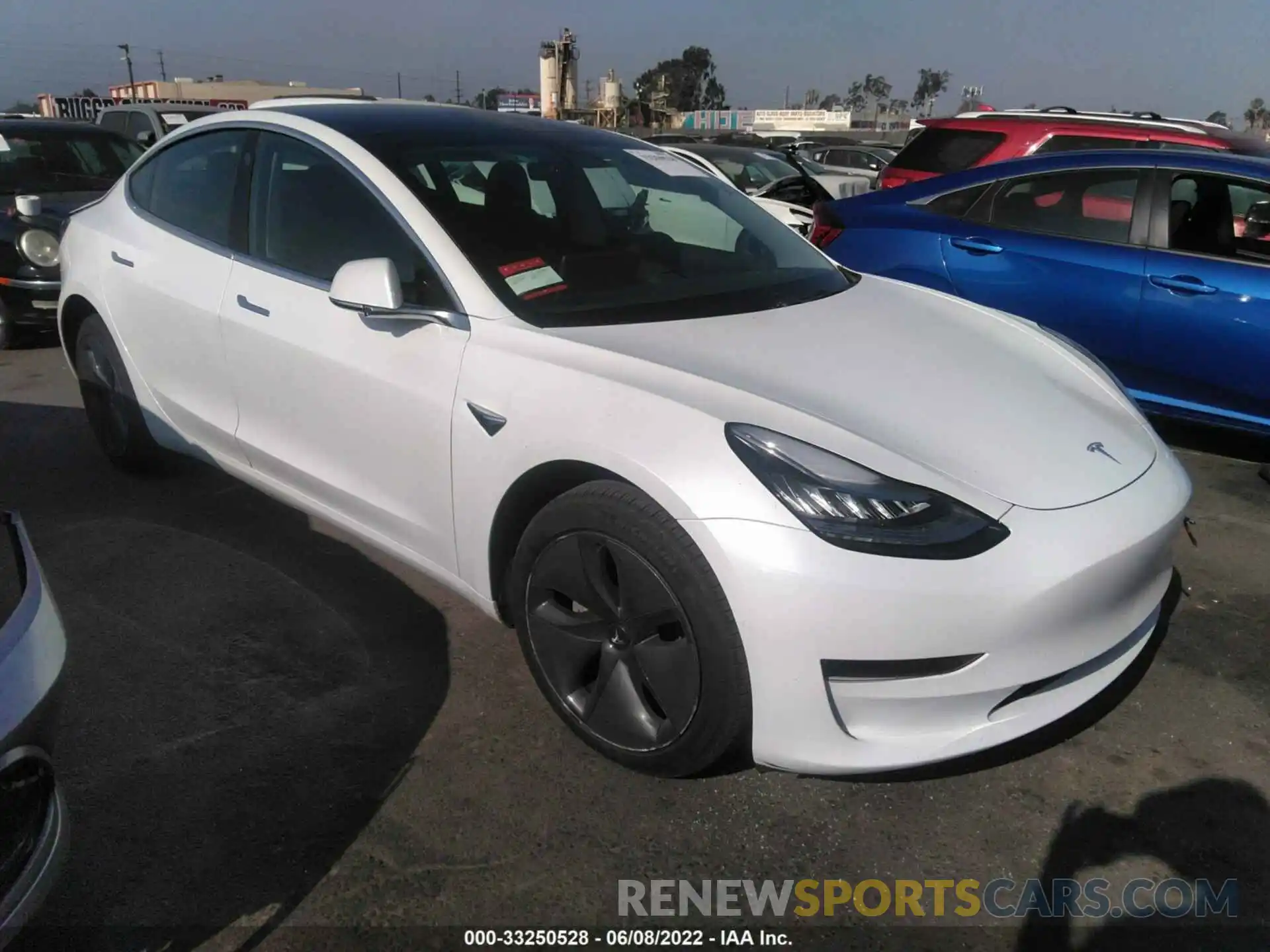 1 Photograph of a damaged car 5YJ3E1EA7KF466681 TESLA MODEL 3 2019