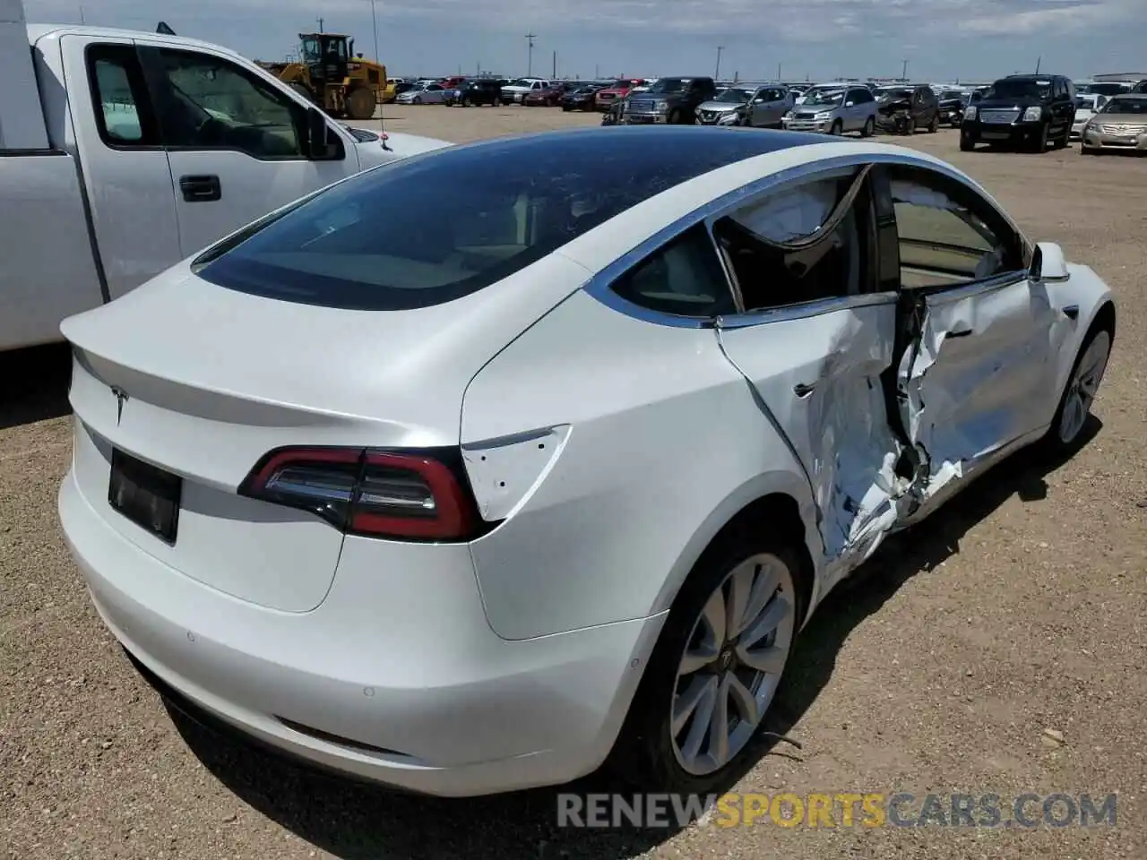 9 Photograph of a damaged car 5YJ3E1EA7KF476532 TESLA MODEL 3 2019