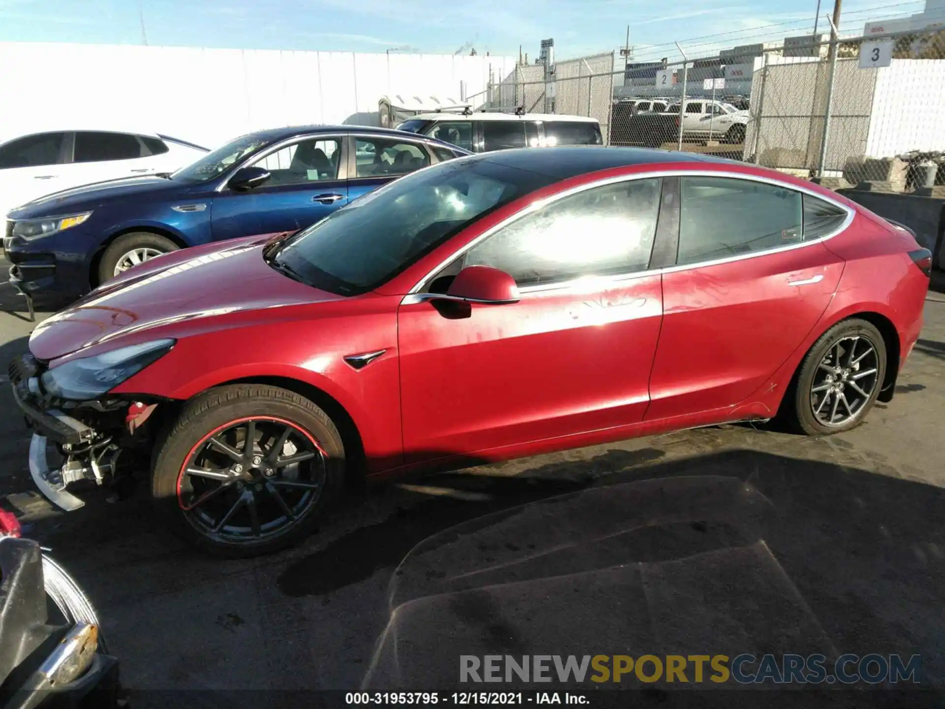 2 Фотография поврежденного автомобиля 5YJ3E1EA7KF484548 TESLA MODEL 3 2019