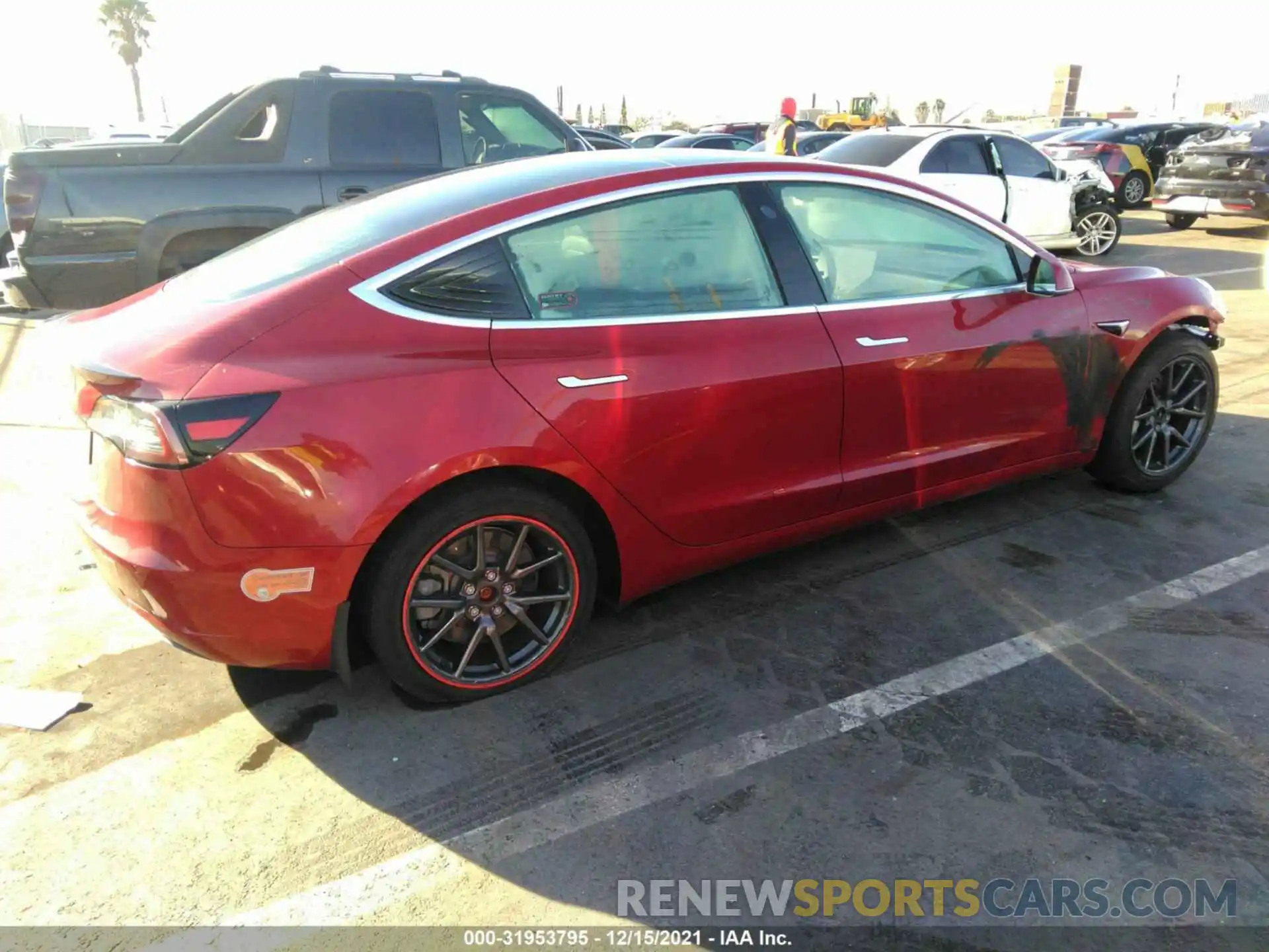 4 Photograph of a damaged car 5YJ3E1EA7KF484548 TESLA MODEL 3 2019