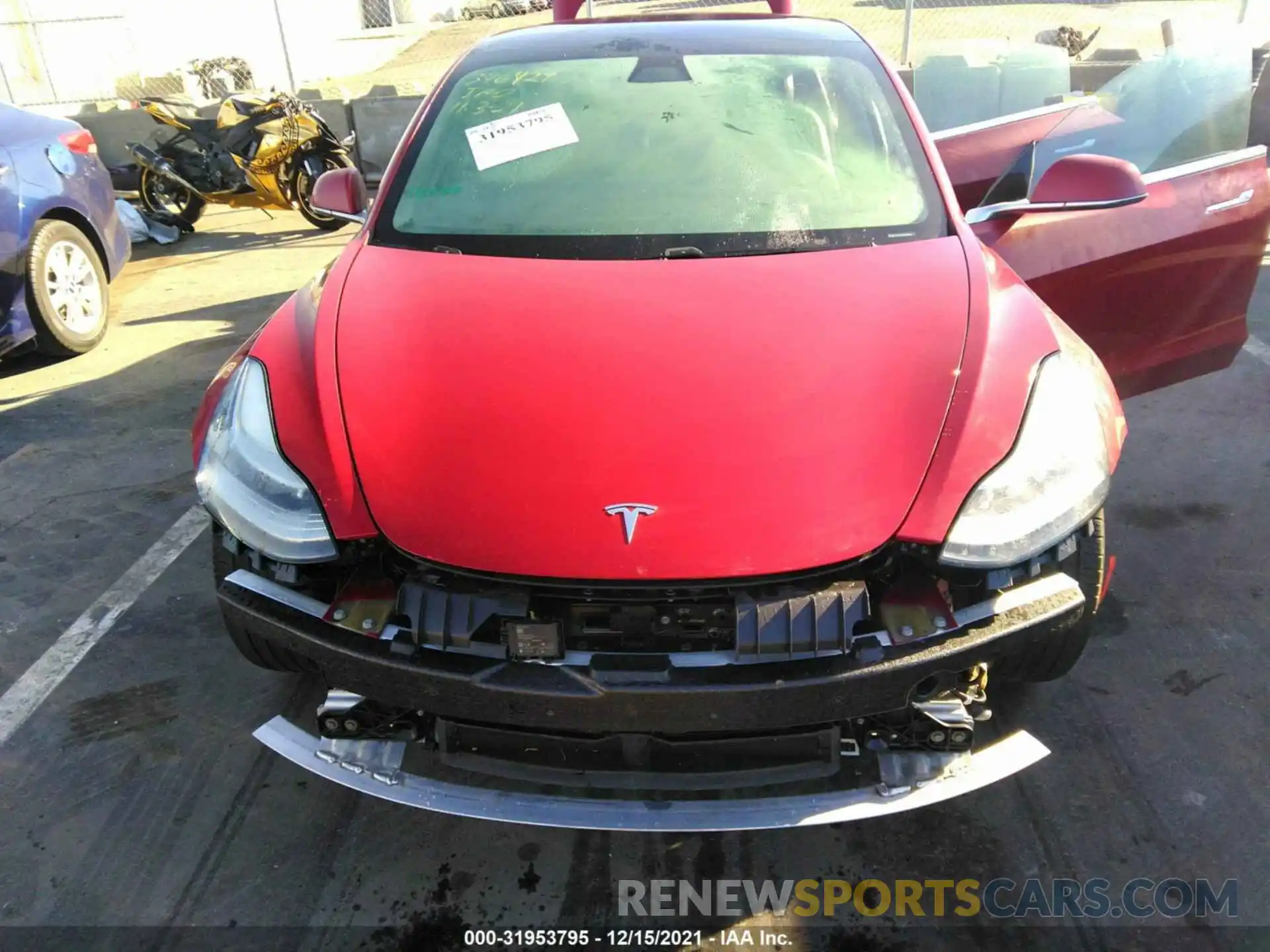 6 Photograph of a damaged car 5YJ3E1EA7KF484548 TESLA MODEL 3 2019