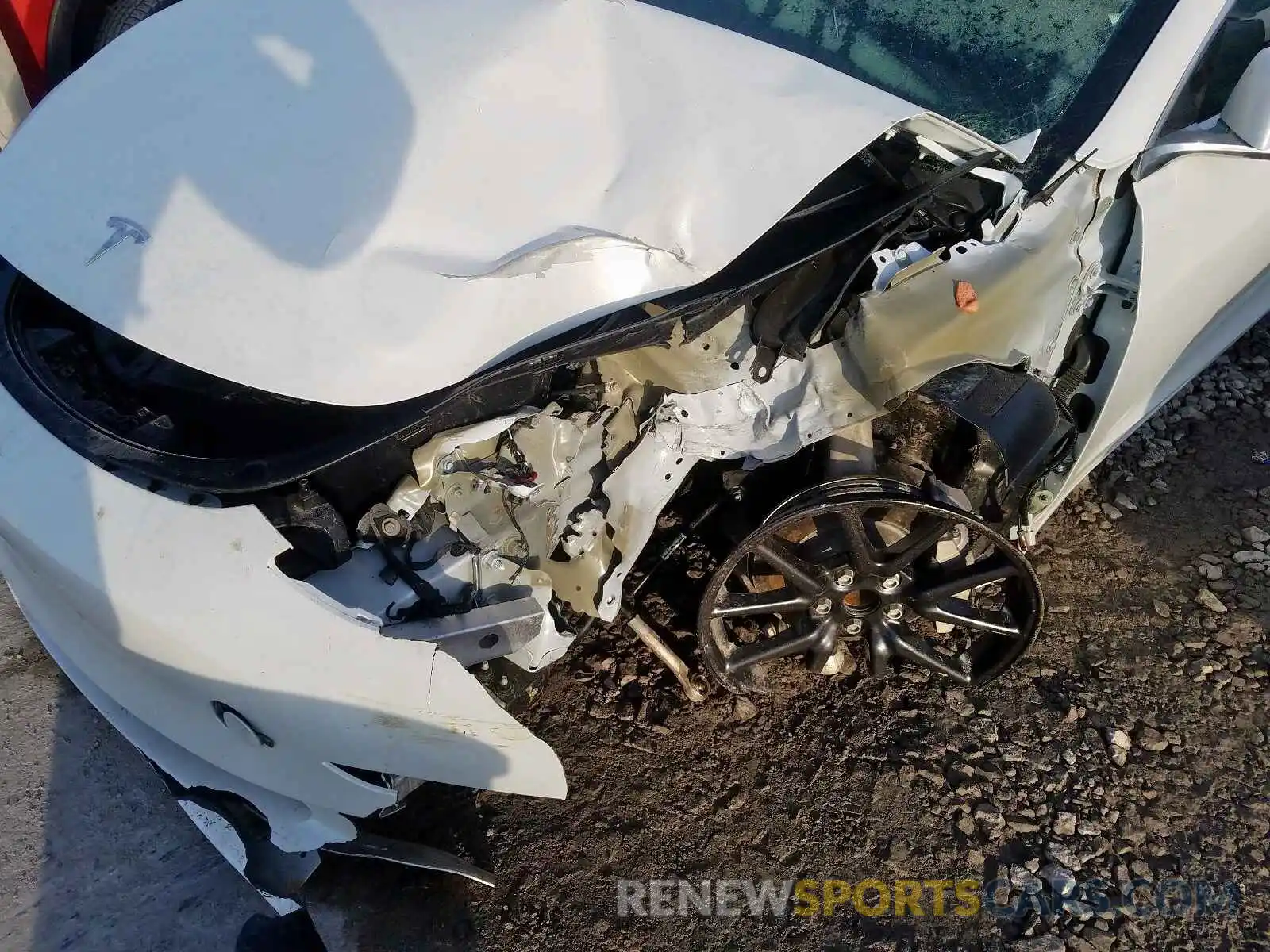 9 Photograph of a damaged car 5YJ3E1EA7KF487742 TESLA MODEL 3 2019