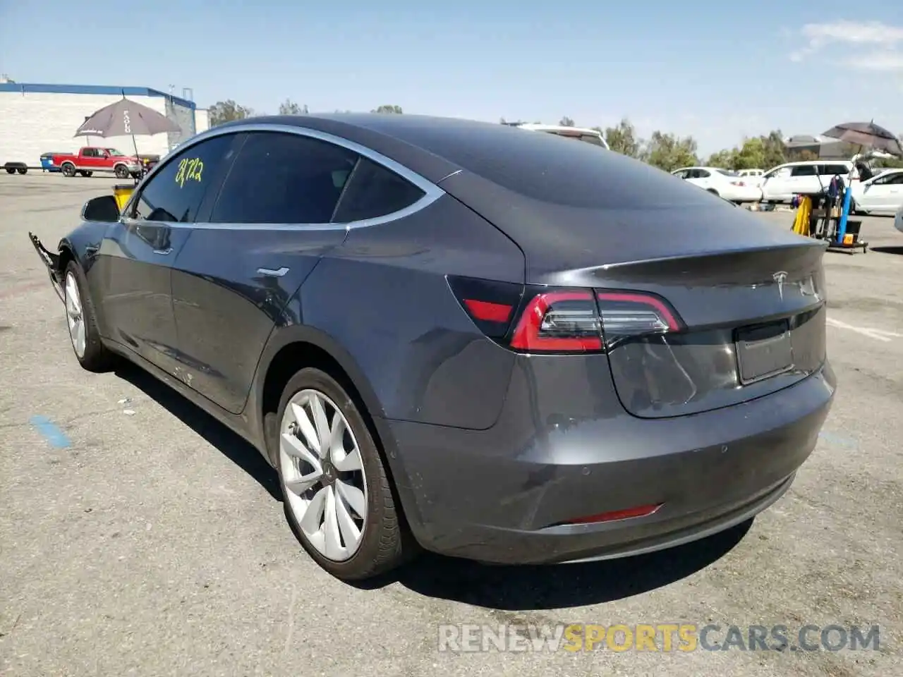 3 Photograph of a damaged car 5YJ3E1EA7KF495288 TESLA MODEL 3 2019