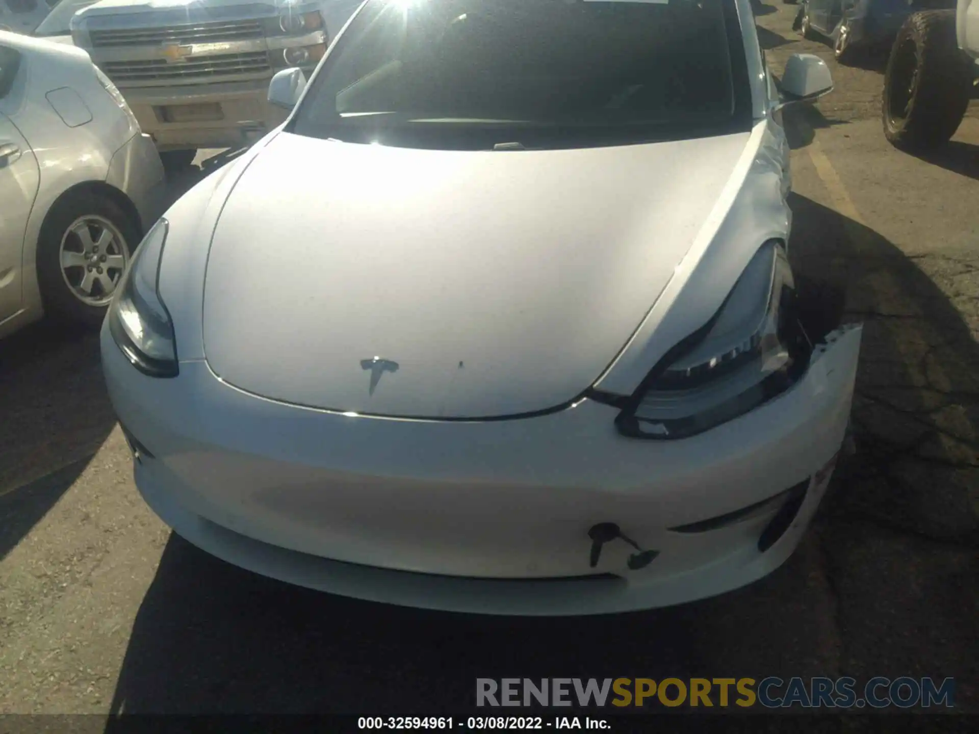 6 Photograph of a damaged car 5YJ3E1EA7KF504054 TESLA MODEL 3 2019