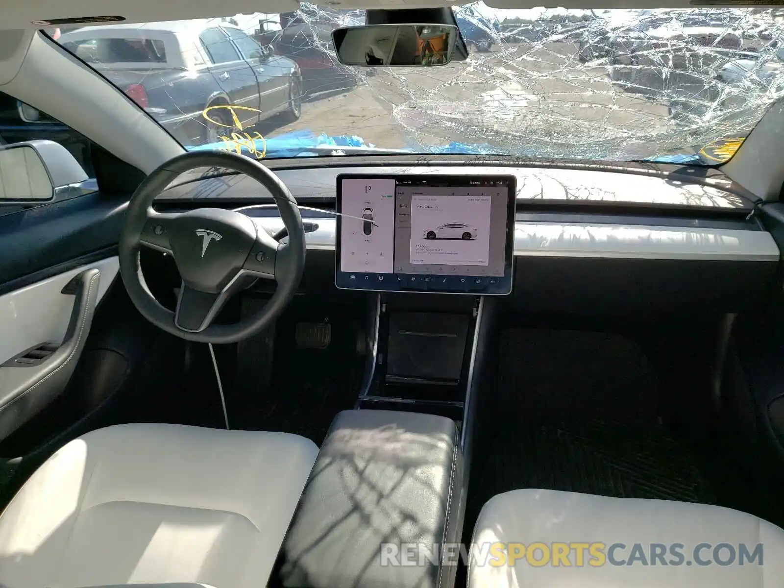 9 Photograph of a damaged car 5YJ3E1EA7KF509111 TESLA MODEL 3 2019