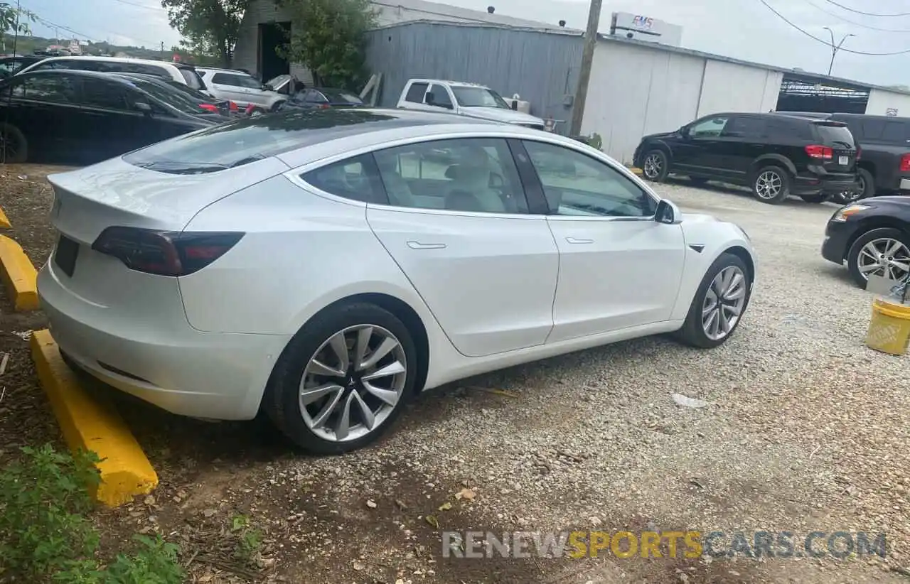 4 Фотография поврежденного автомобиля 5YJ3E1EA7KF509772 TESLA MODEL 3 2019